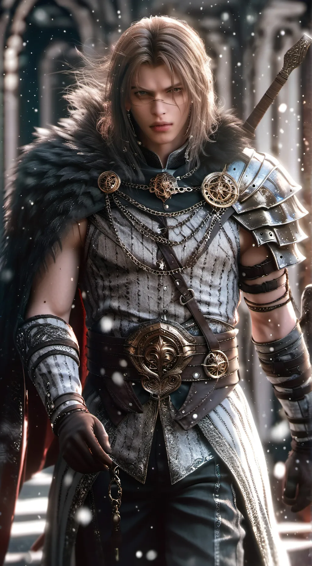 ai character: Zander background