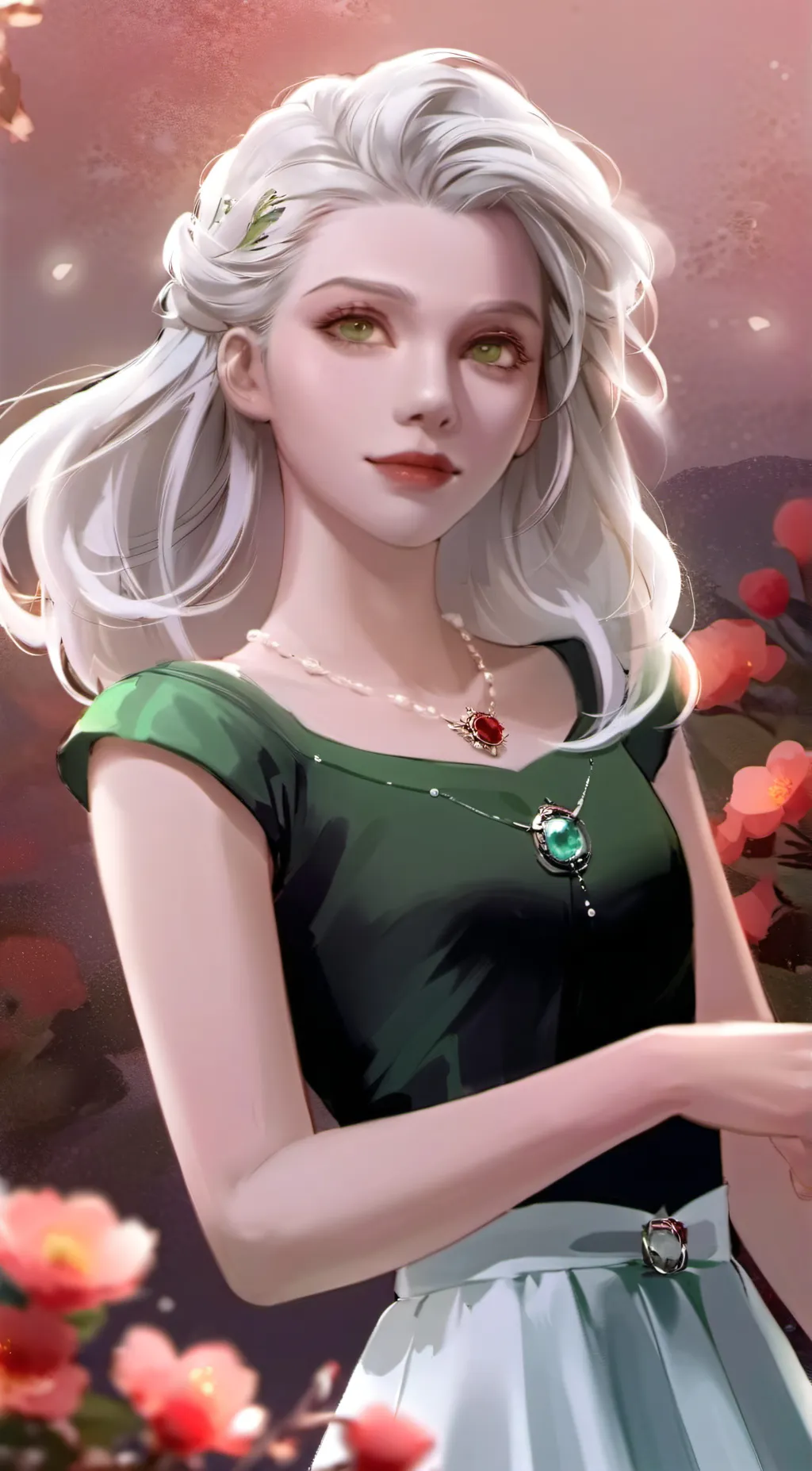 ai character: Crystal. background