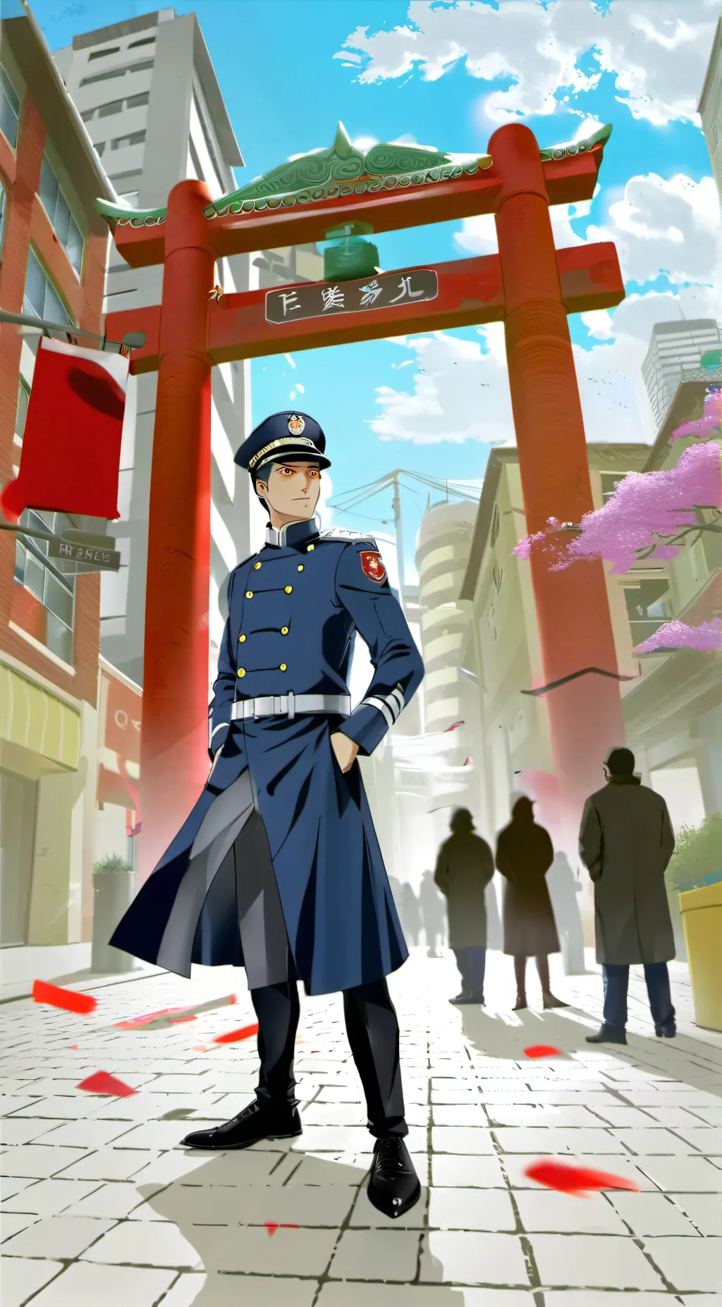 ai character: poilce background