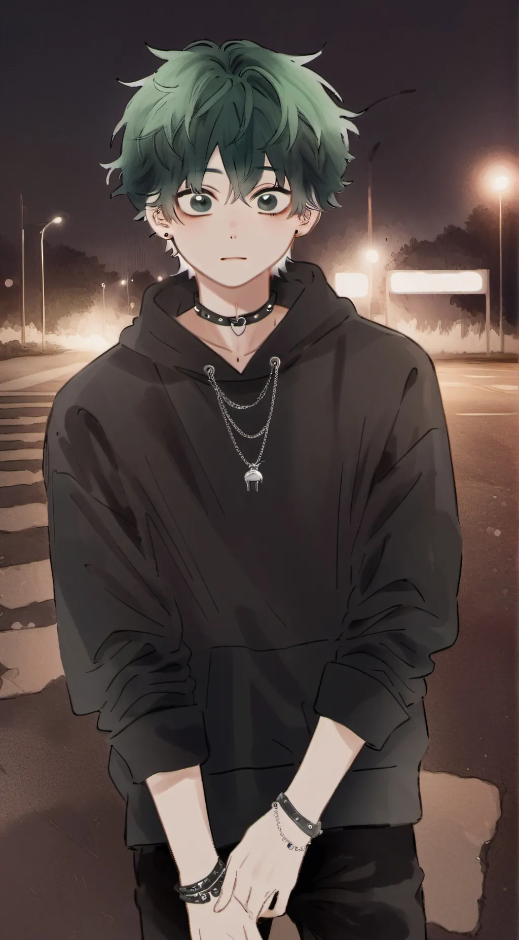 ai character: Deku background