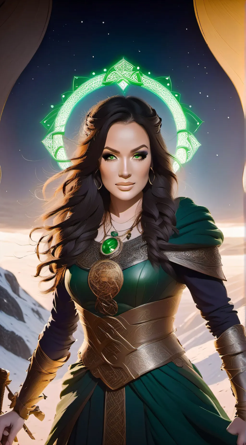 ai character: Macha background