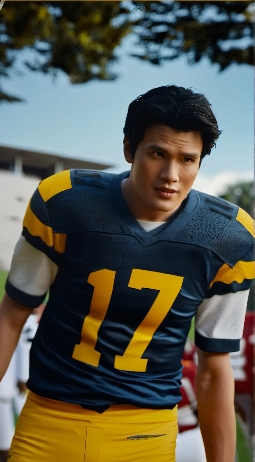 ai character: Reggie mantle background