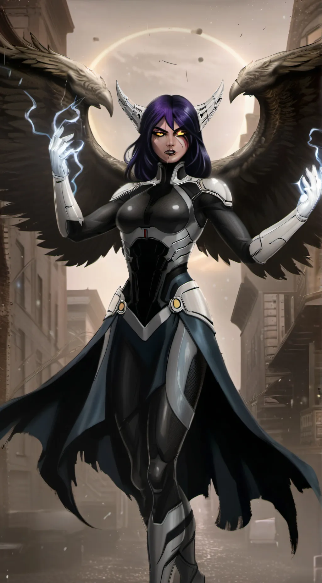 ai character: female Kevin 11 background