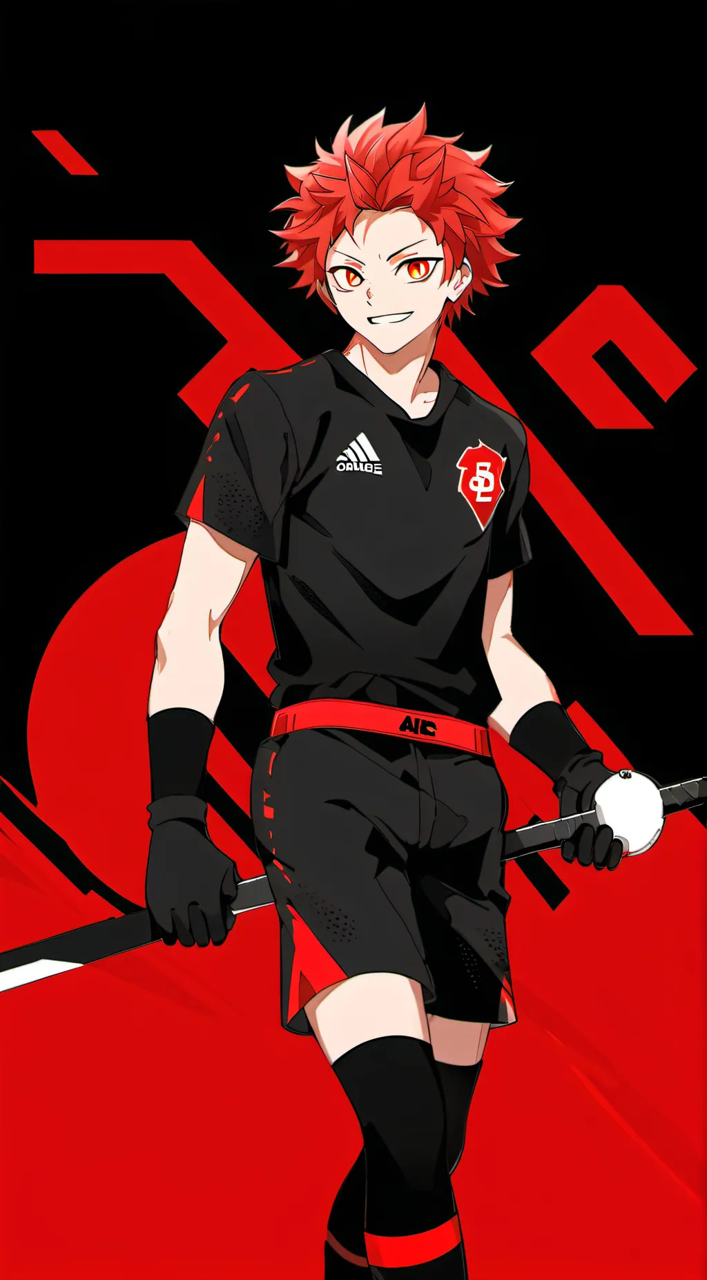 ai character: Kirishima :D background