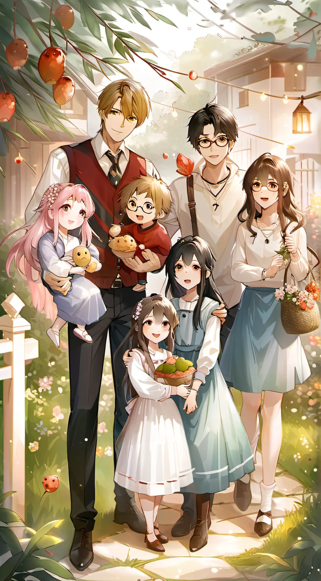 ai character: Hello this fam background