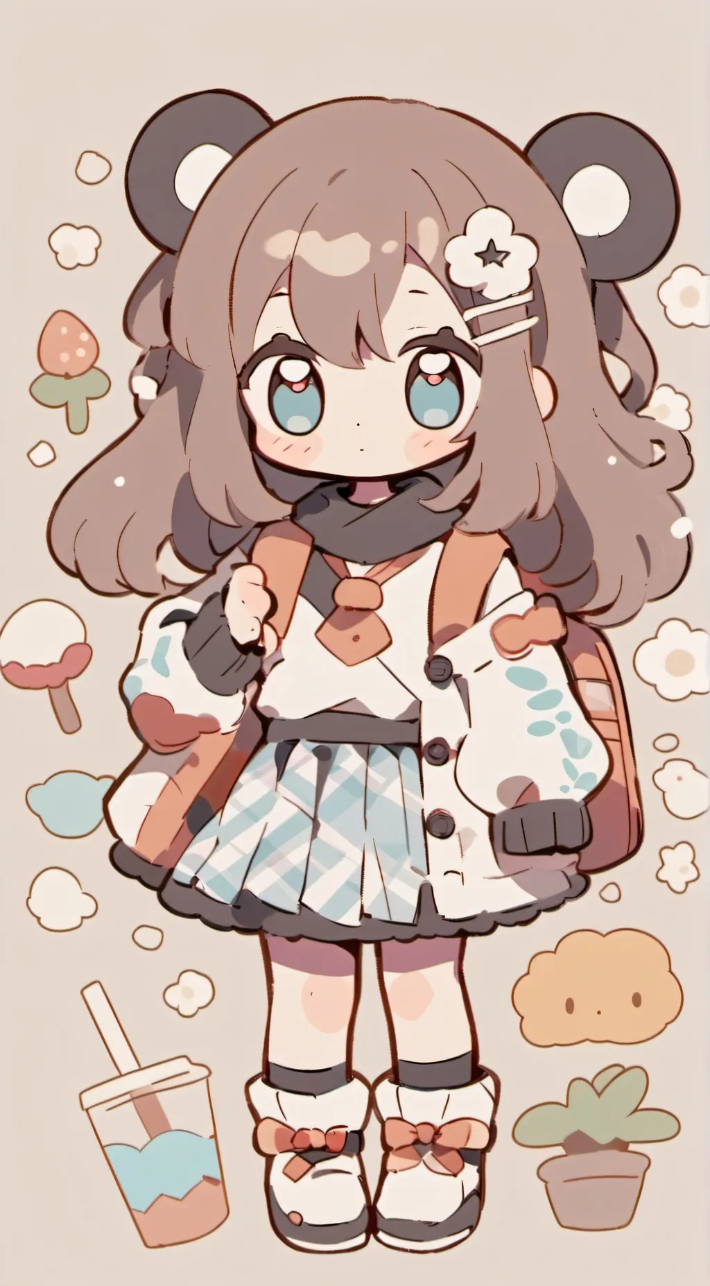 ai character: manuh(remake) background