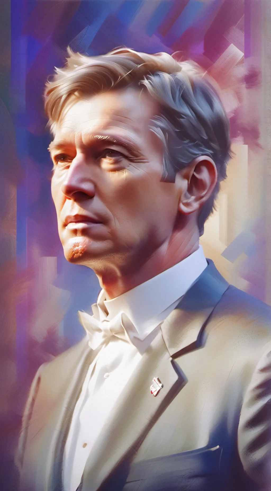 ai character: president Jhon background