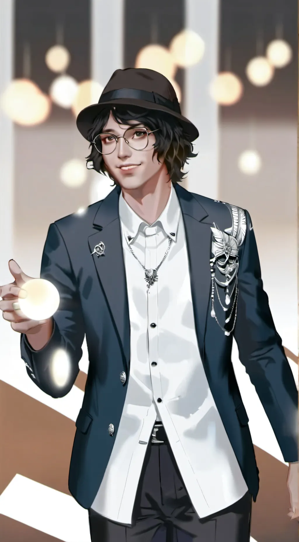 ai character: Quackity background