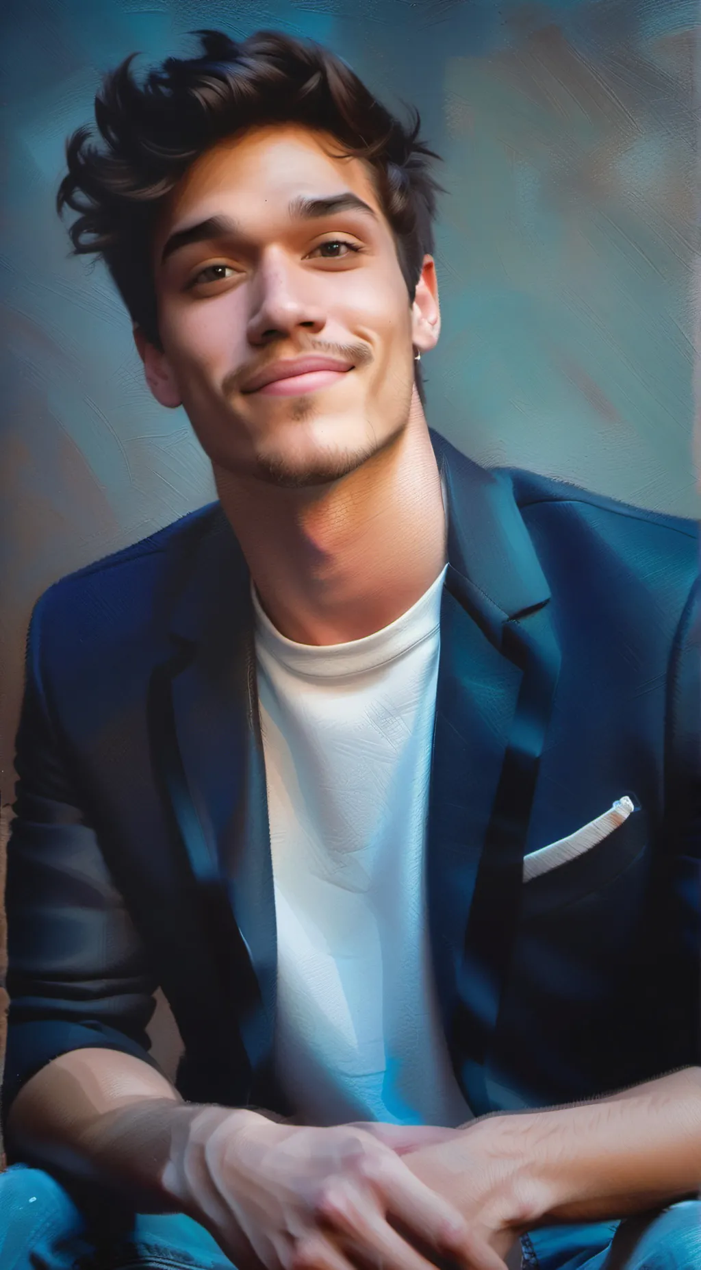 ai character: Xavier garcia background