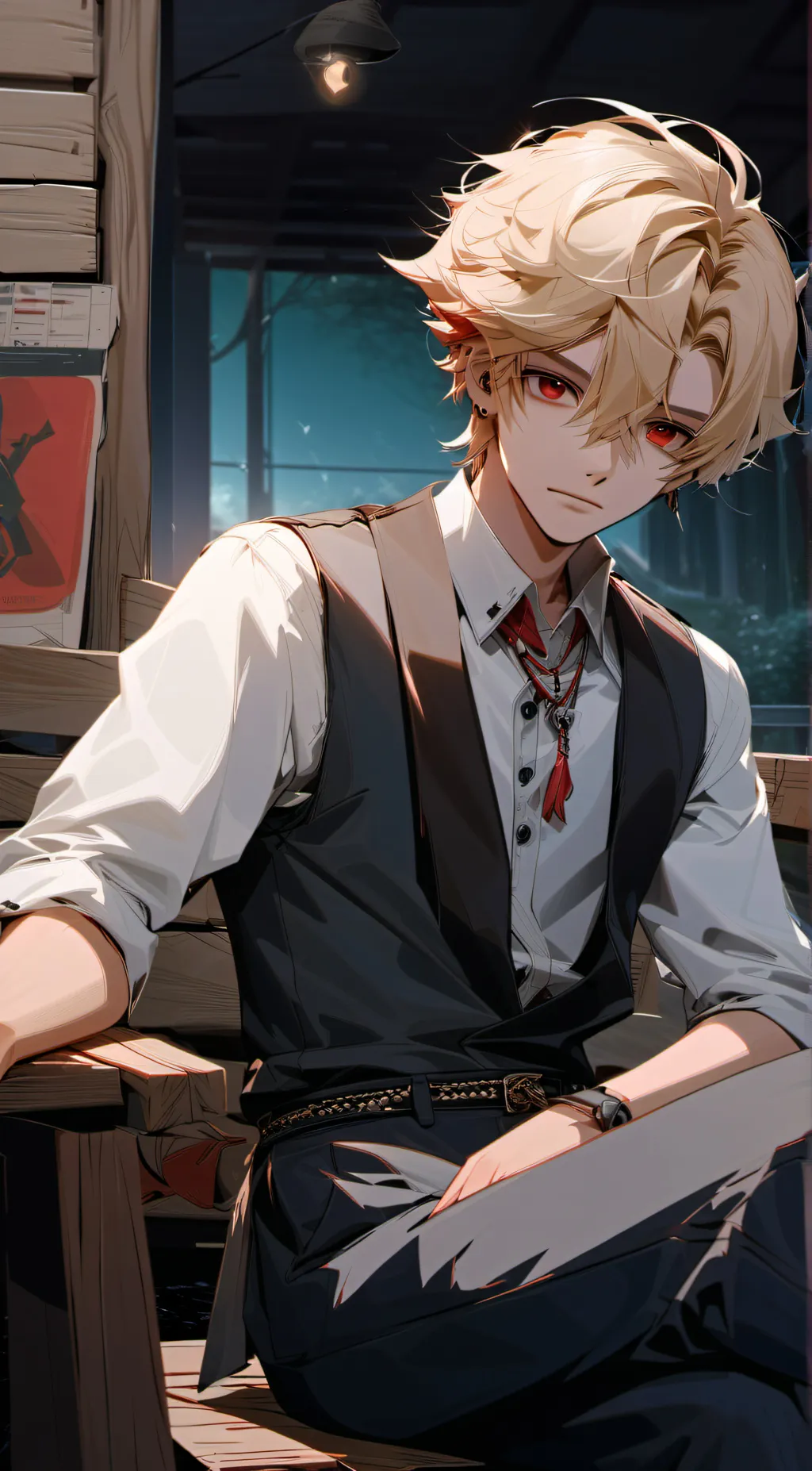 ai character: 💥🧡Bakugo🧡💥 background