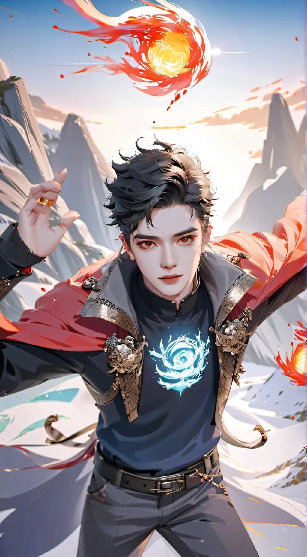 ai character: brother  background