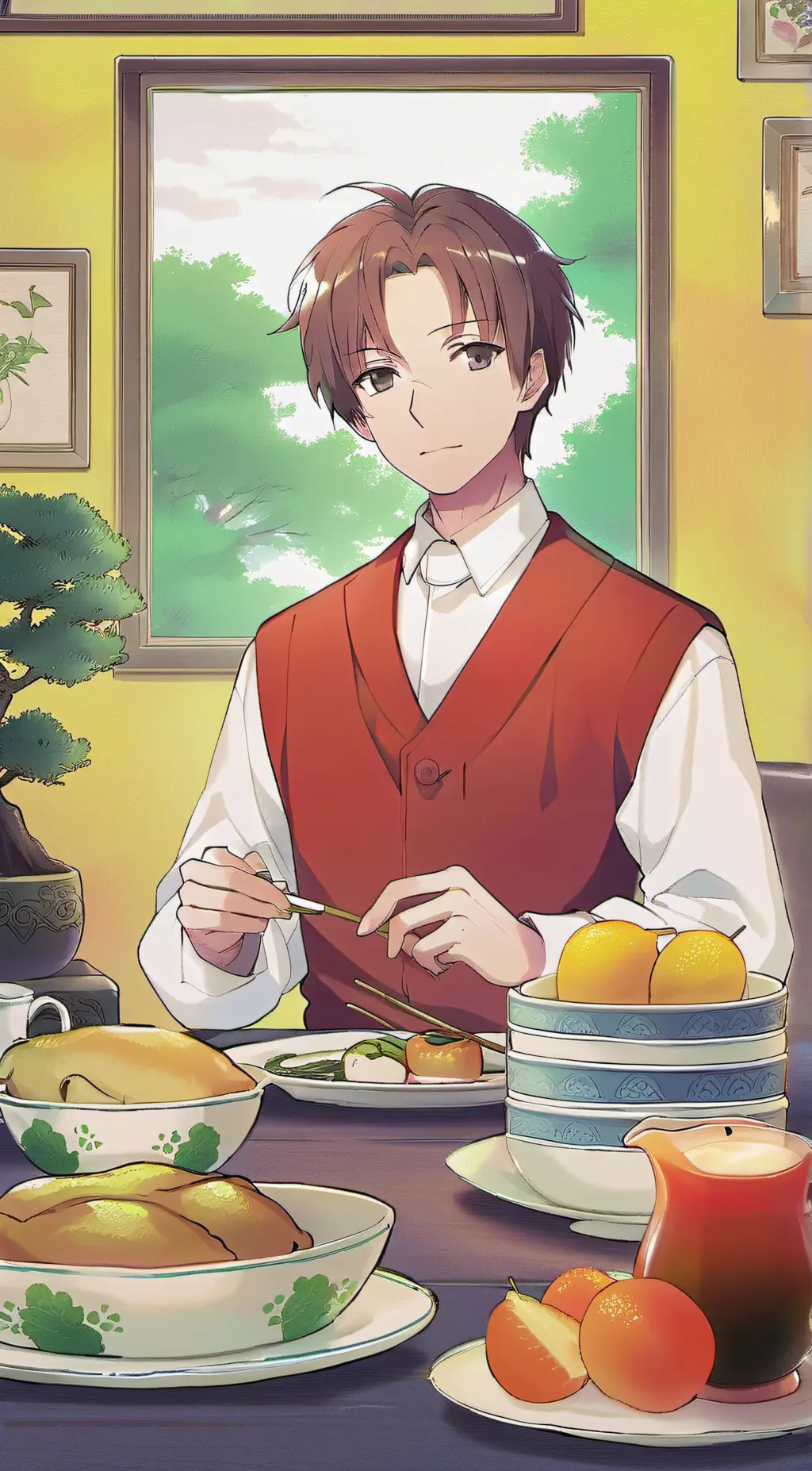 ai character: koiji background