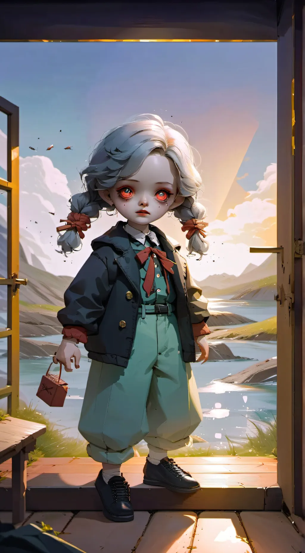 ai character: Creppy Doll background