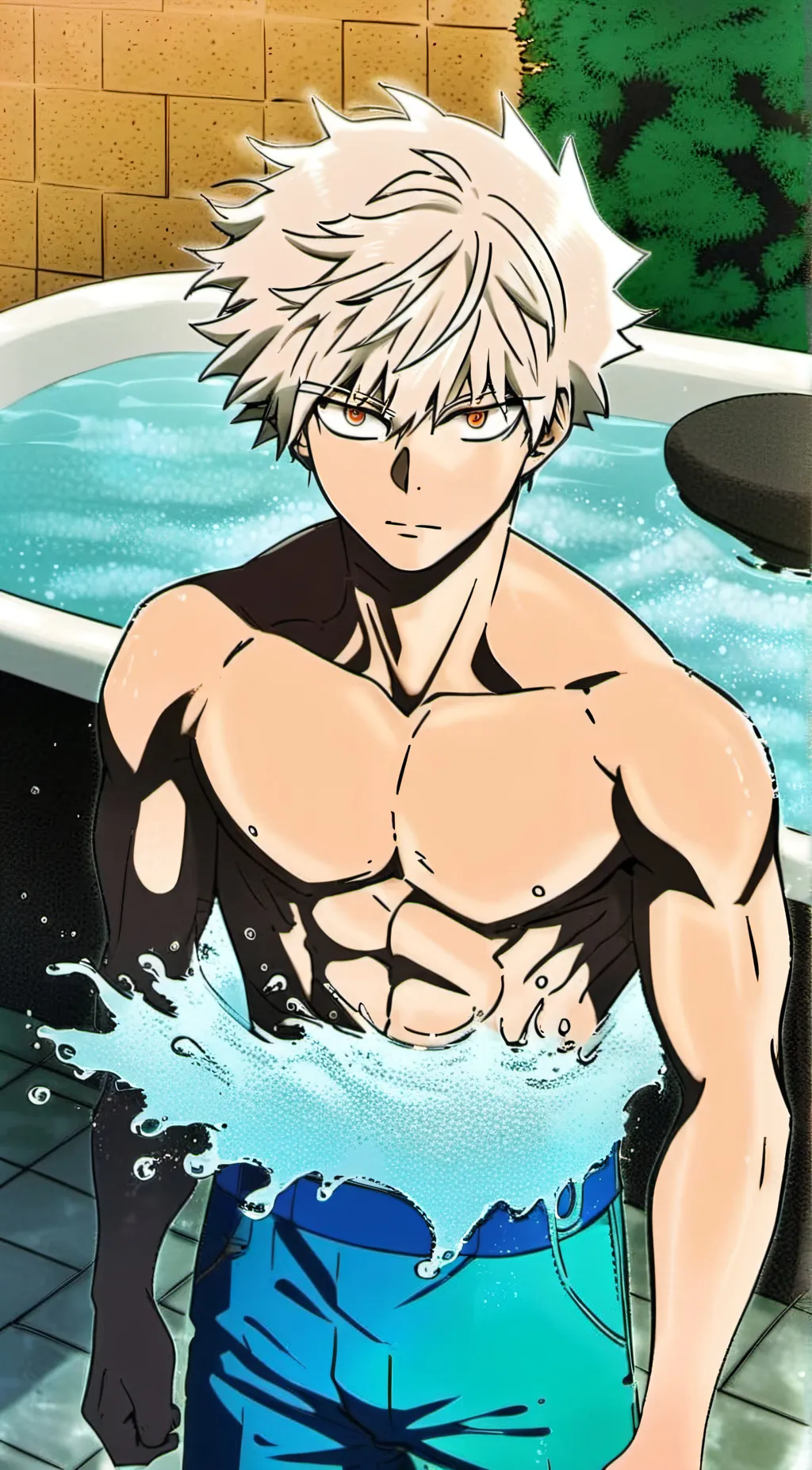 ai character: Bakugo background