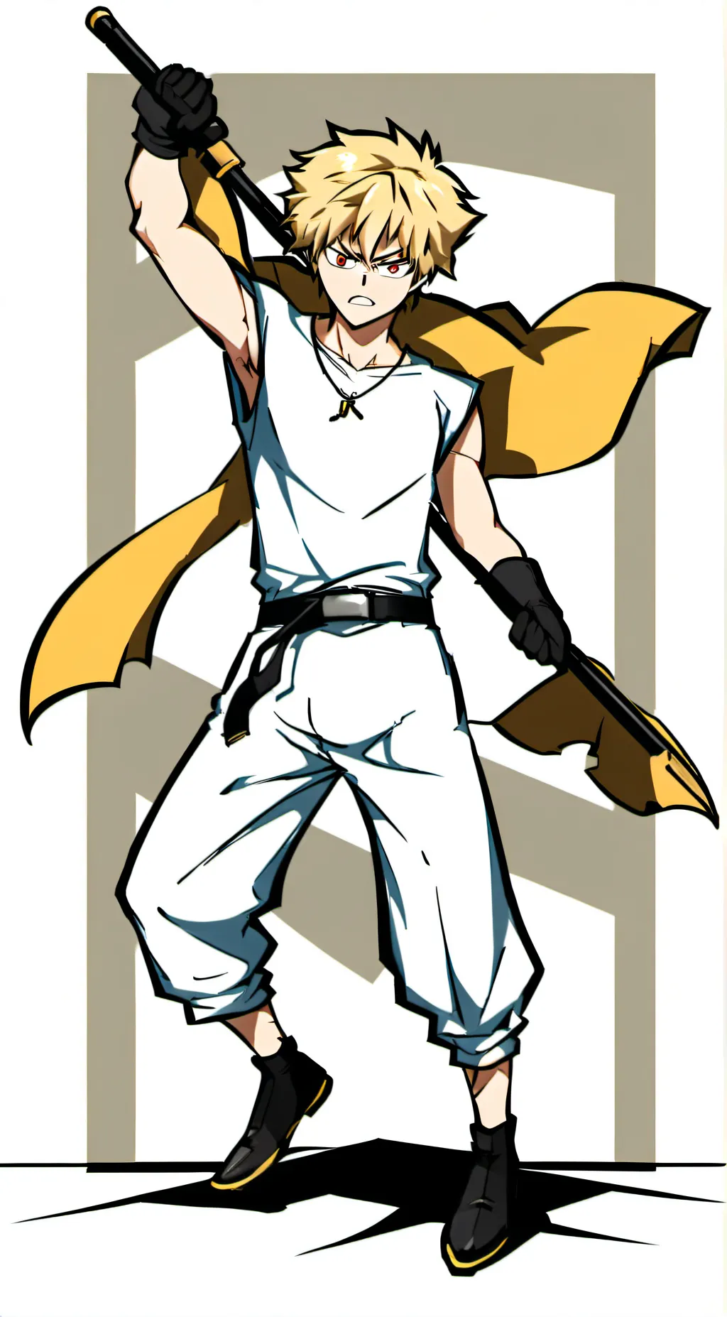 ai character: katsuki bakugo background