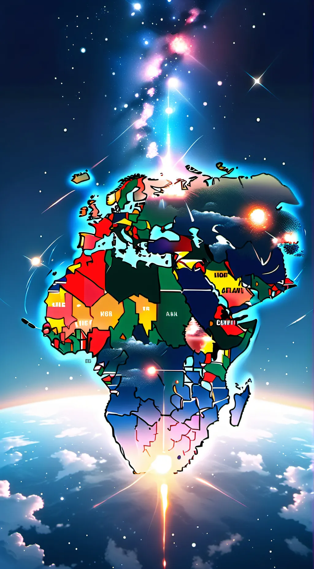 ai character: Africa vs Past background