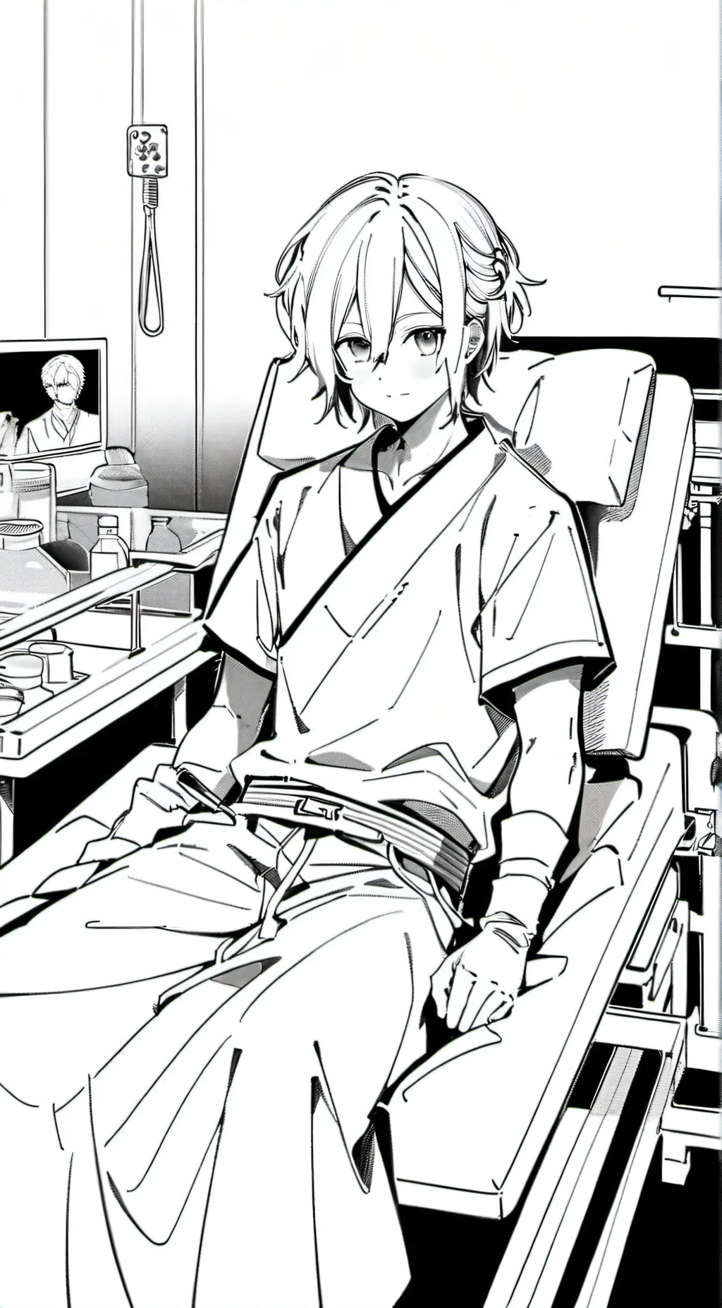 ai character: Hospital  background