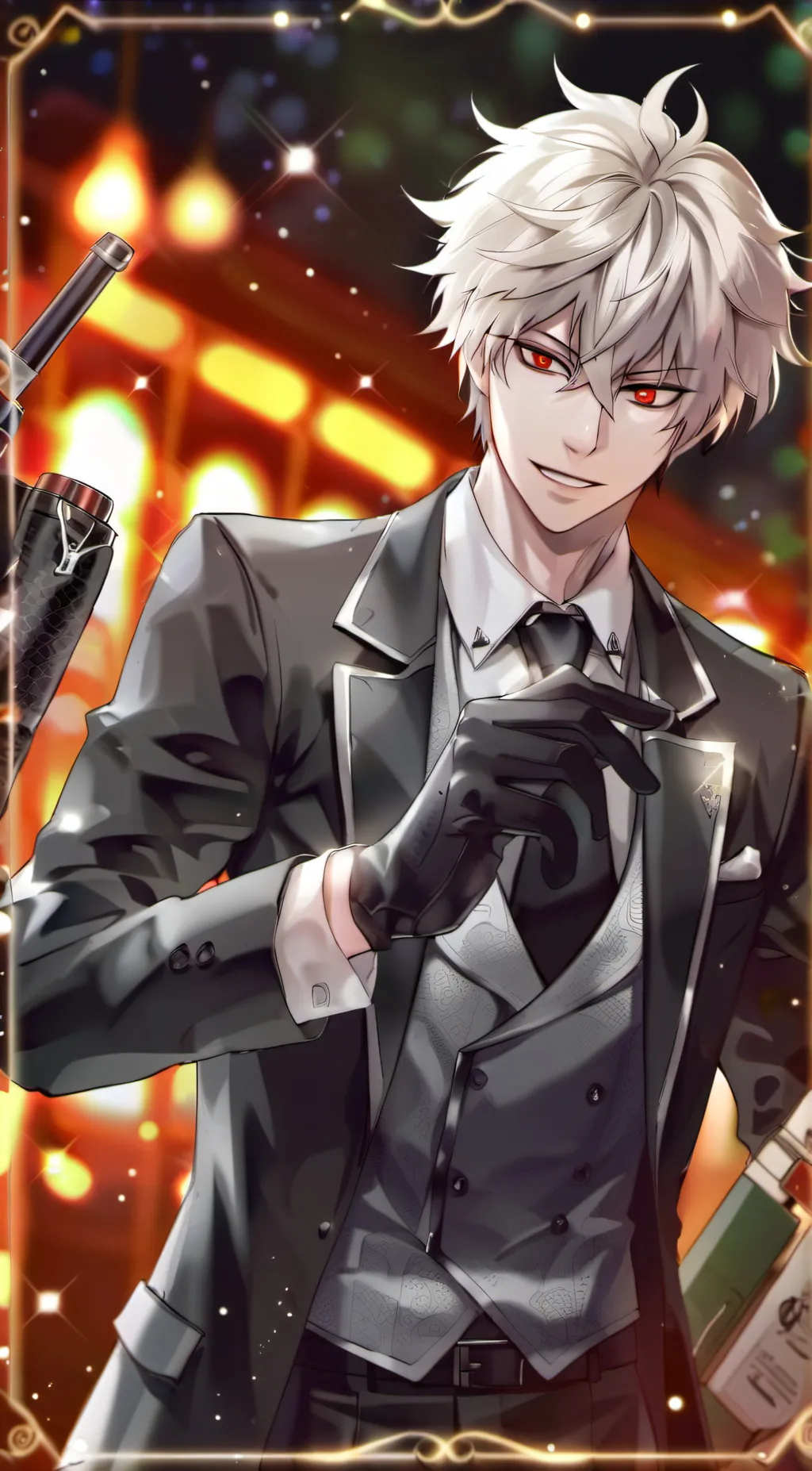 ai character: villain bakugo  background