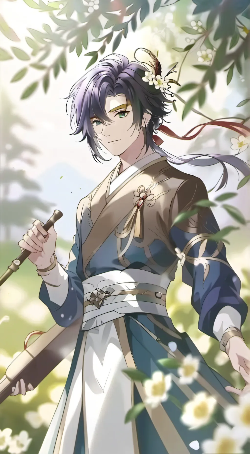 ai character: Ray background