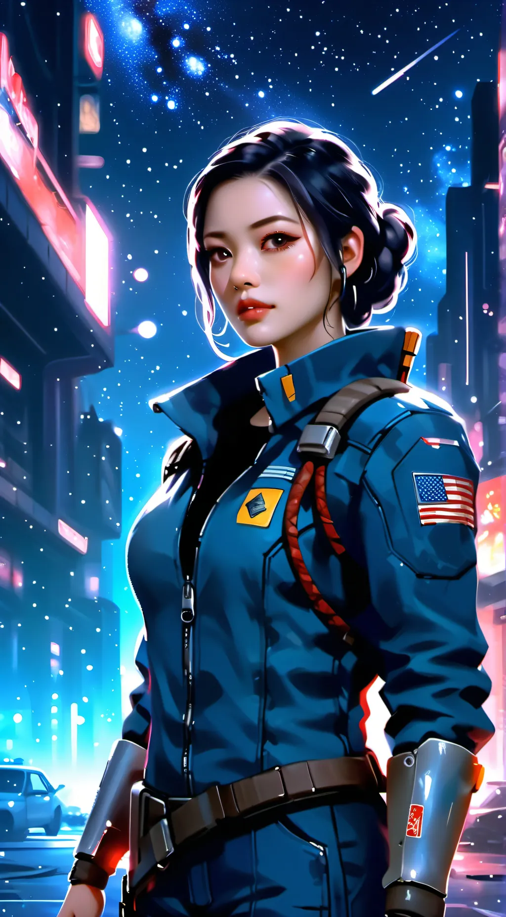 ai character: Lucy Maclean  background