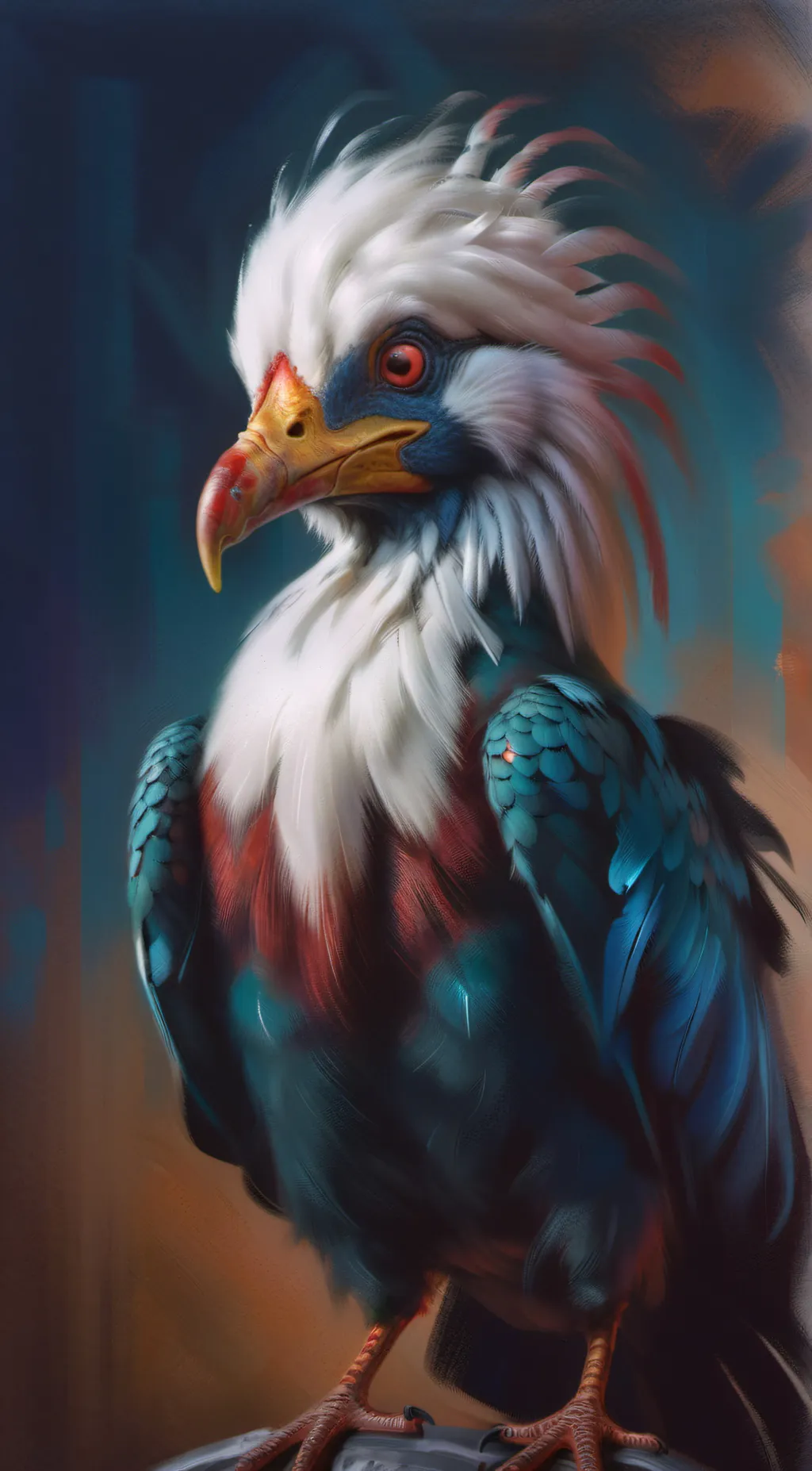 ai character: terror bird  background