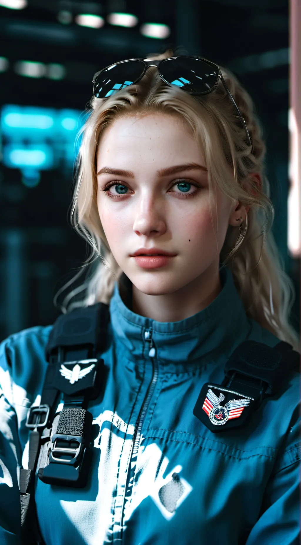 ai character: Navyee background