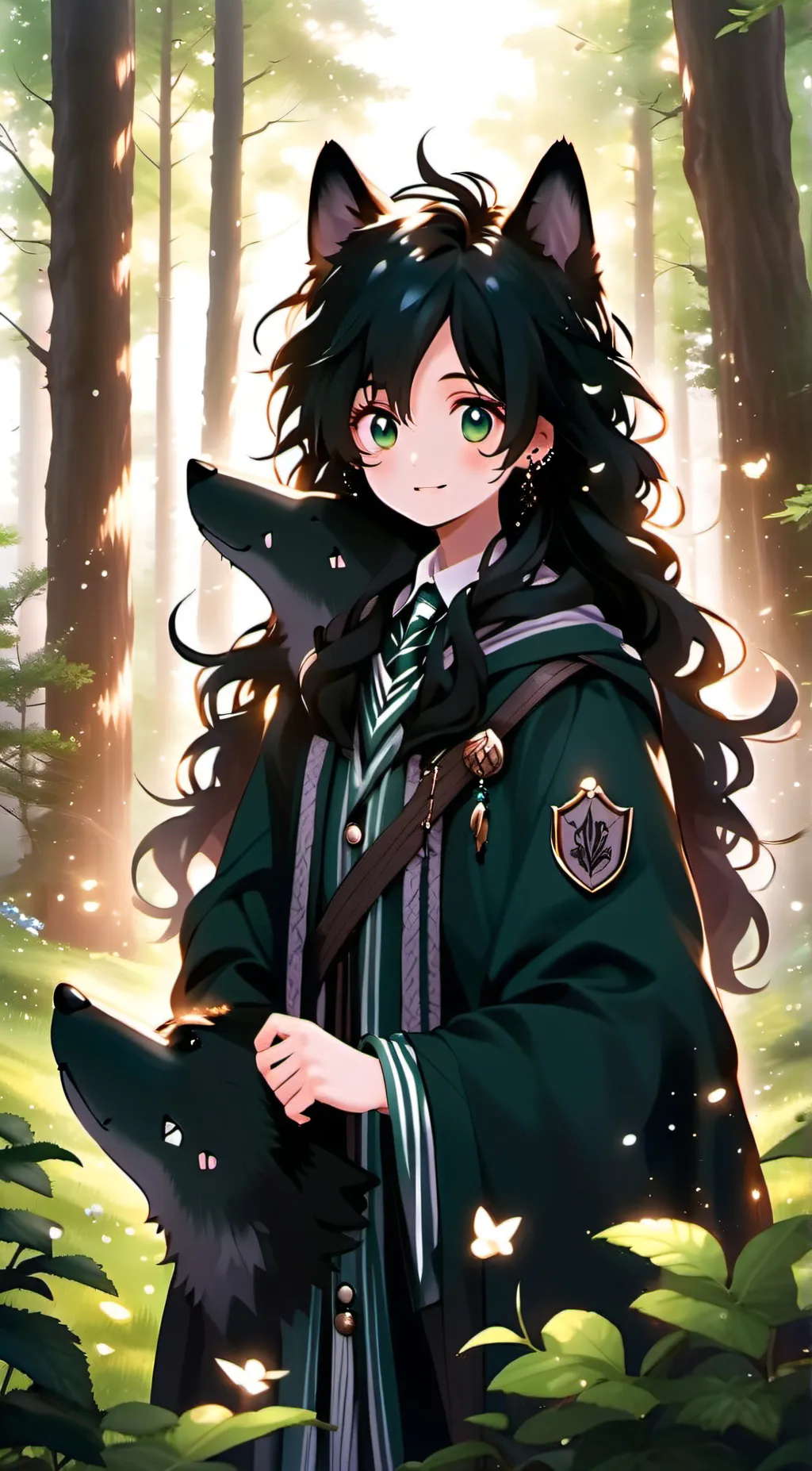 ai character: Hogwarts. background