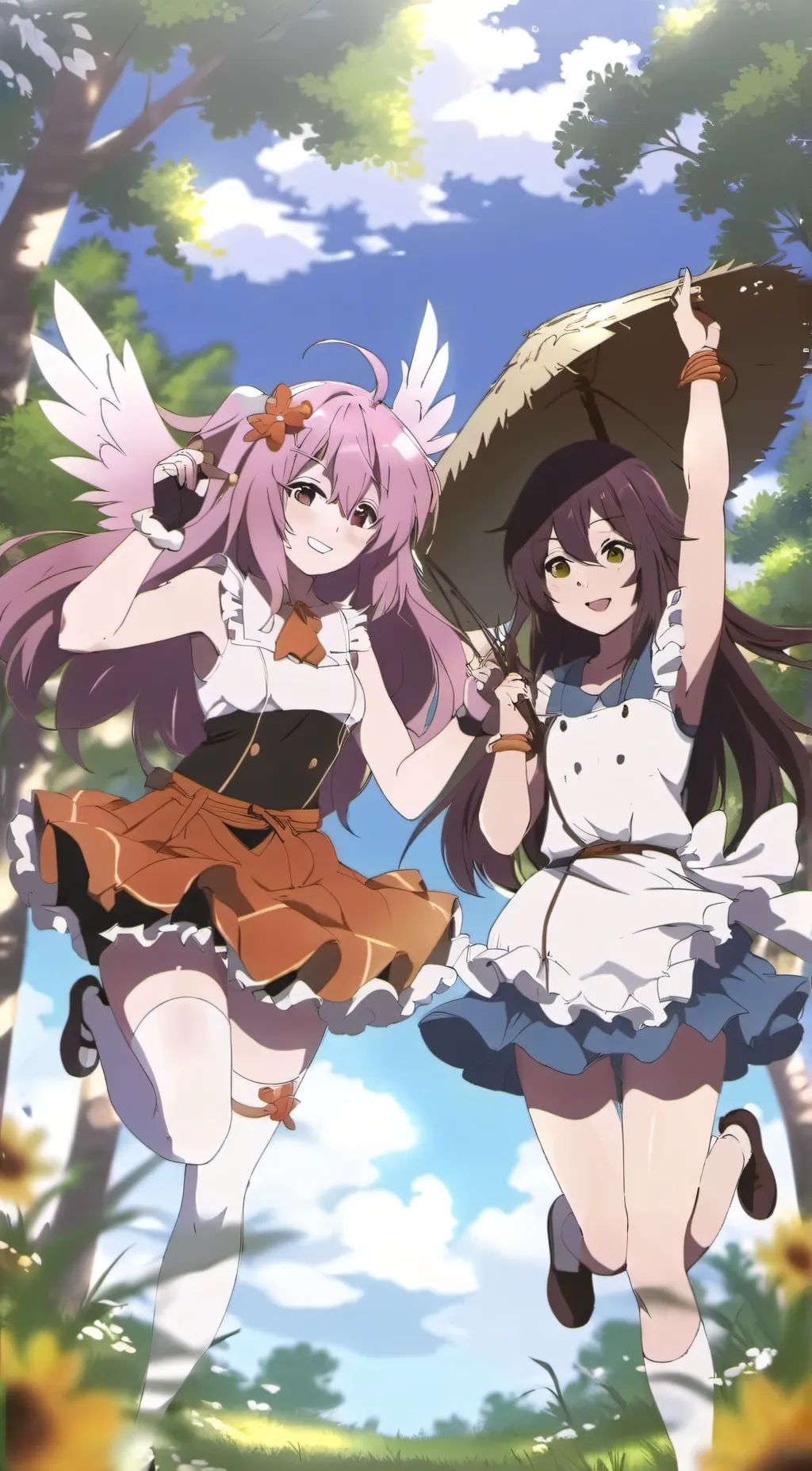 ai character: Akira & Monica background