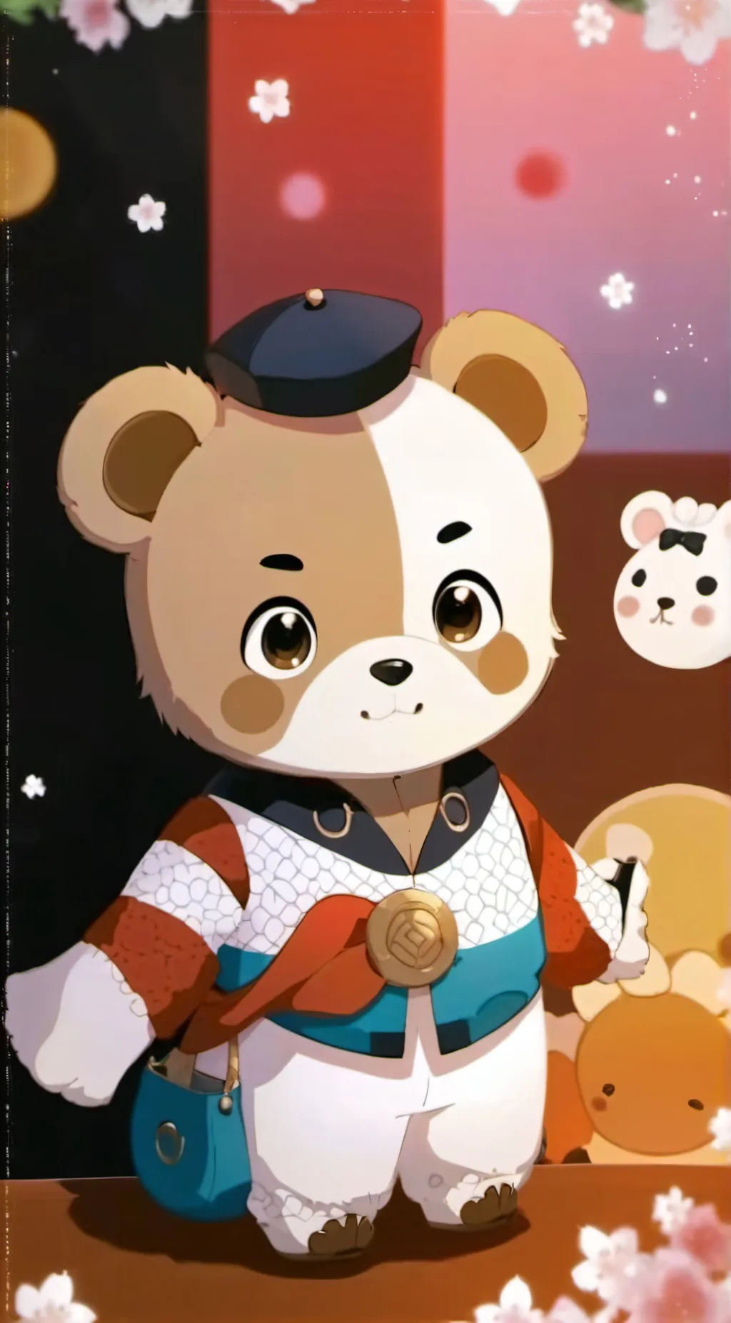 ai character: LGBT bear background