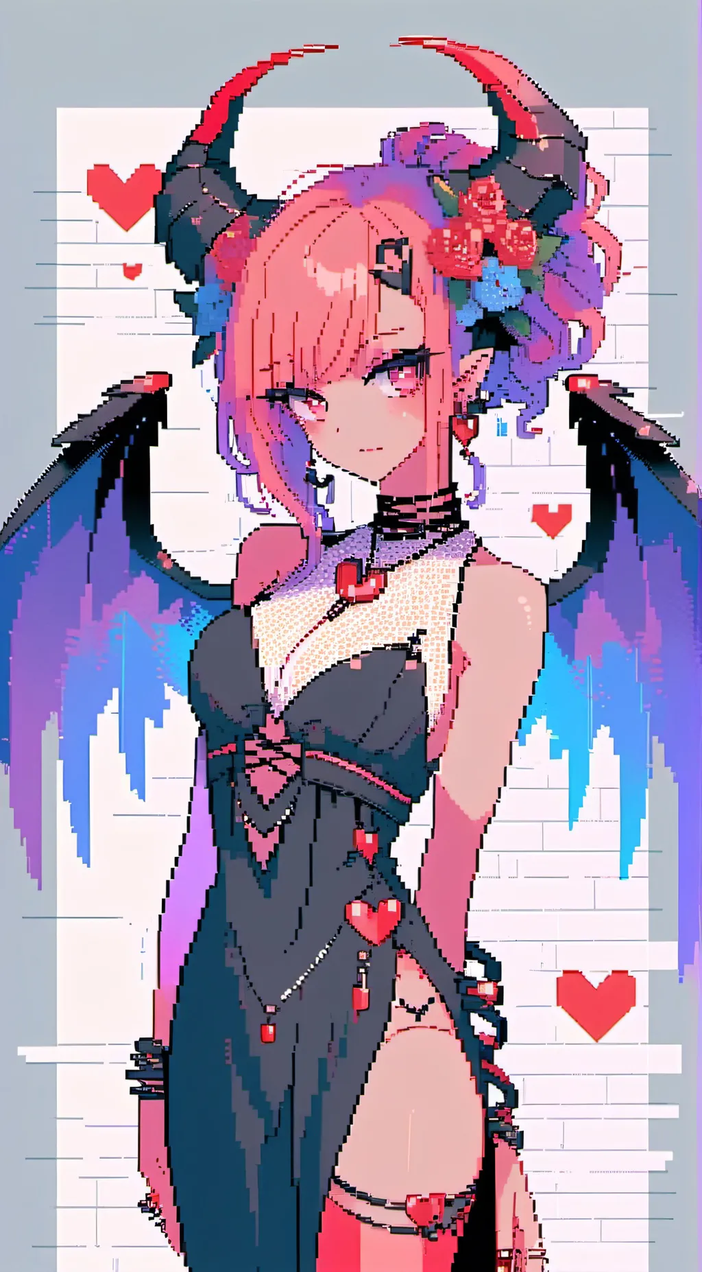 ai character: Ava succubi form background