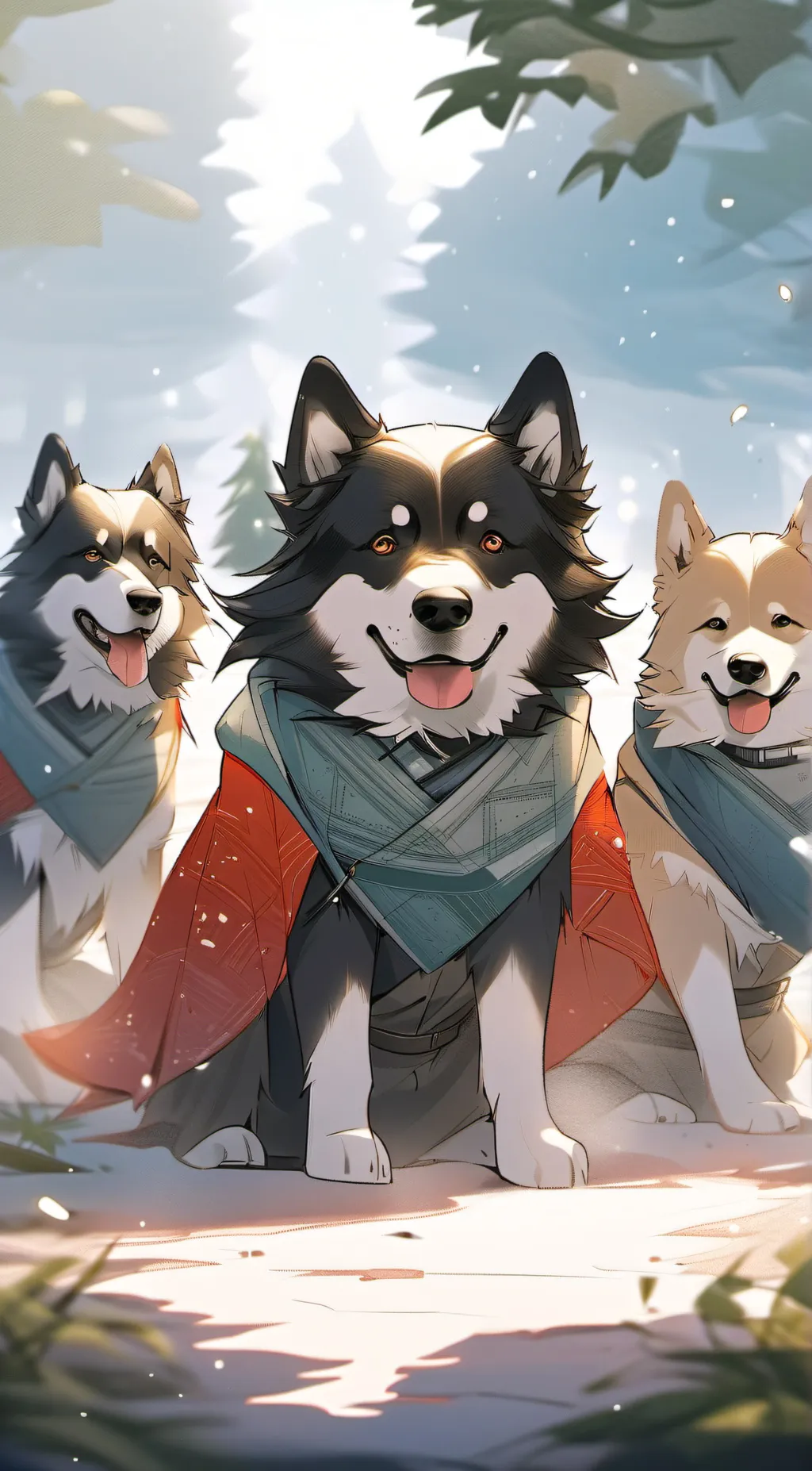 ai character: dogday x catnap  background