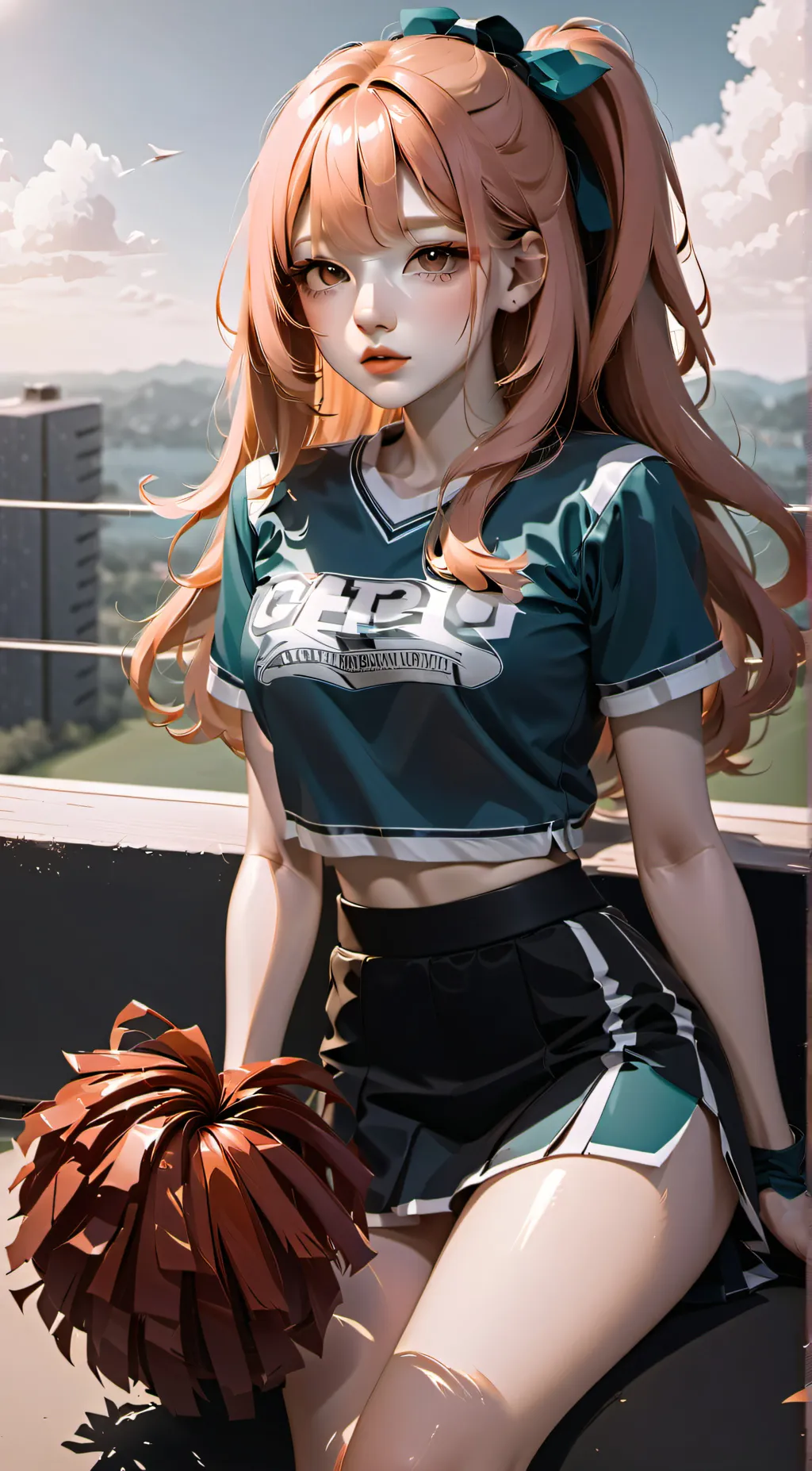 ai character: Edith Yvette  background