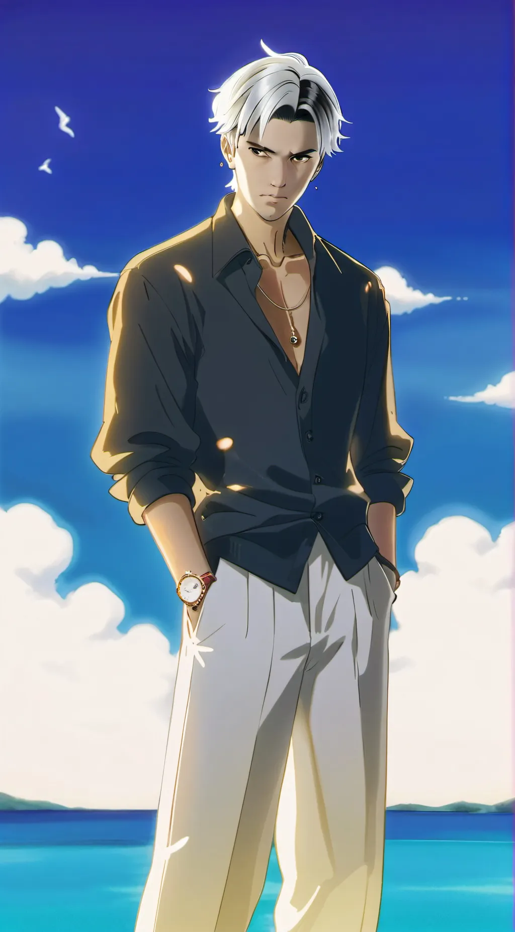 ai character: Montigue  background