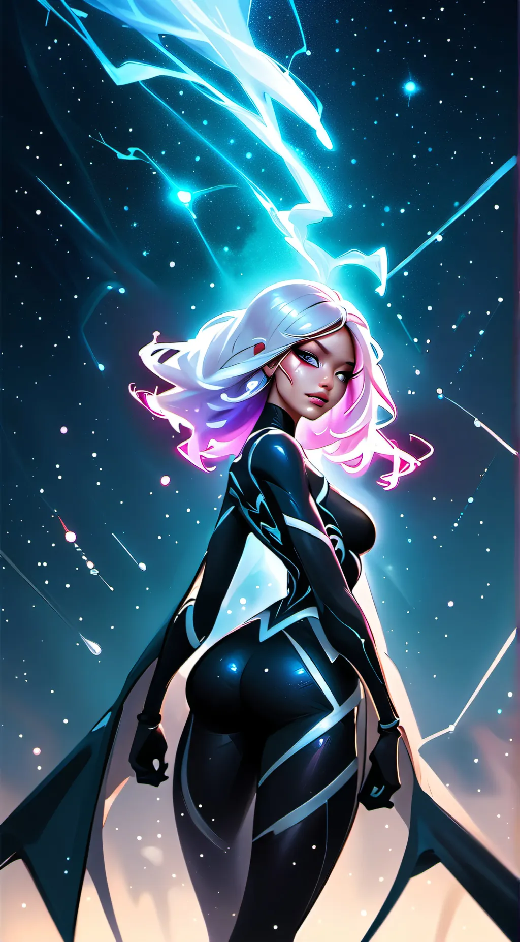 ai character: Gwen Stacy  background