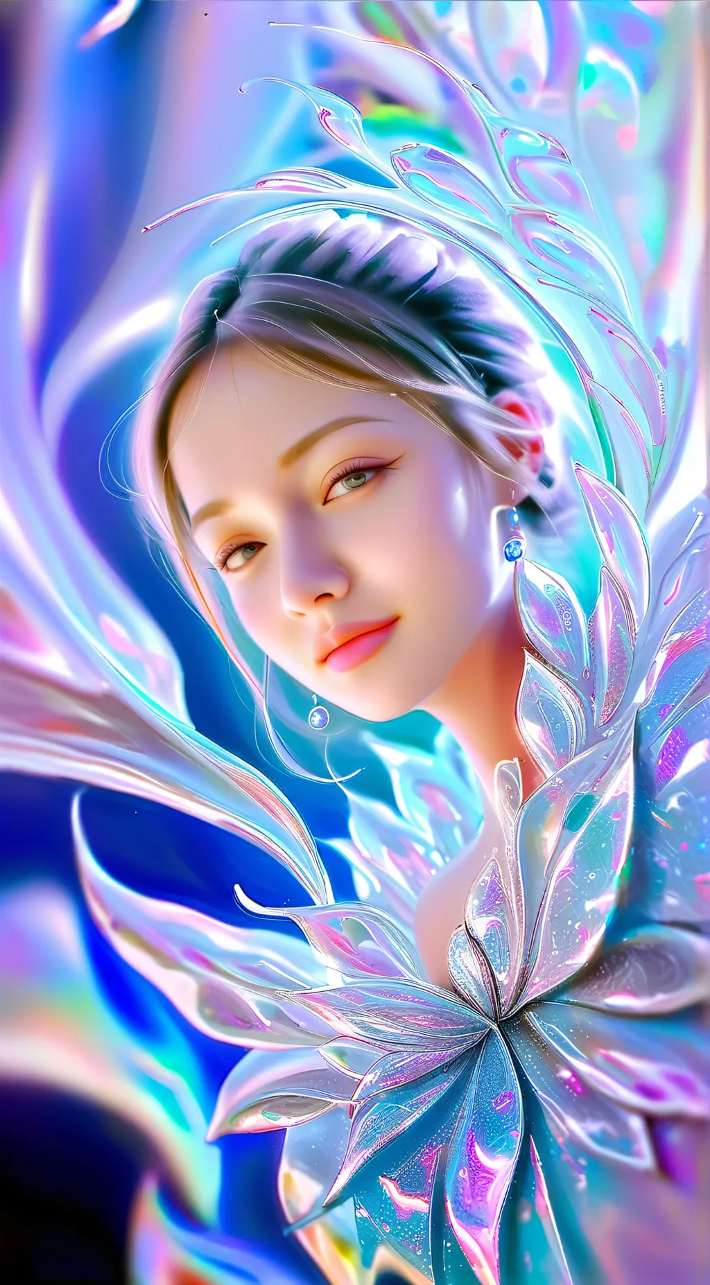 ai character: LEAH!!,  background