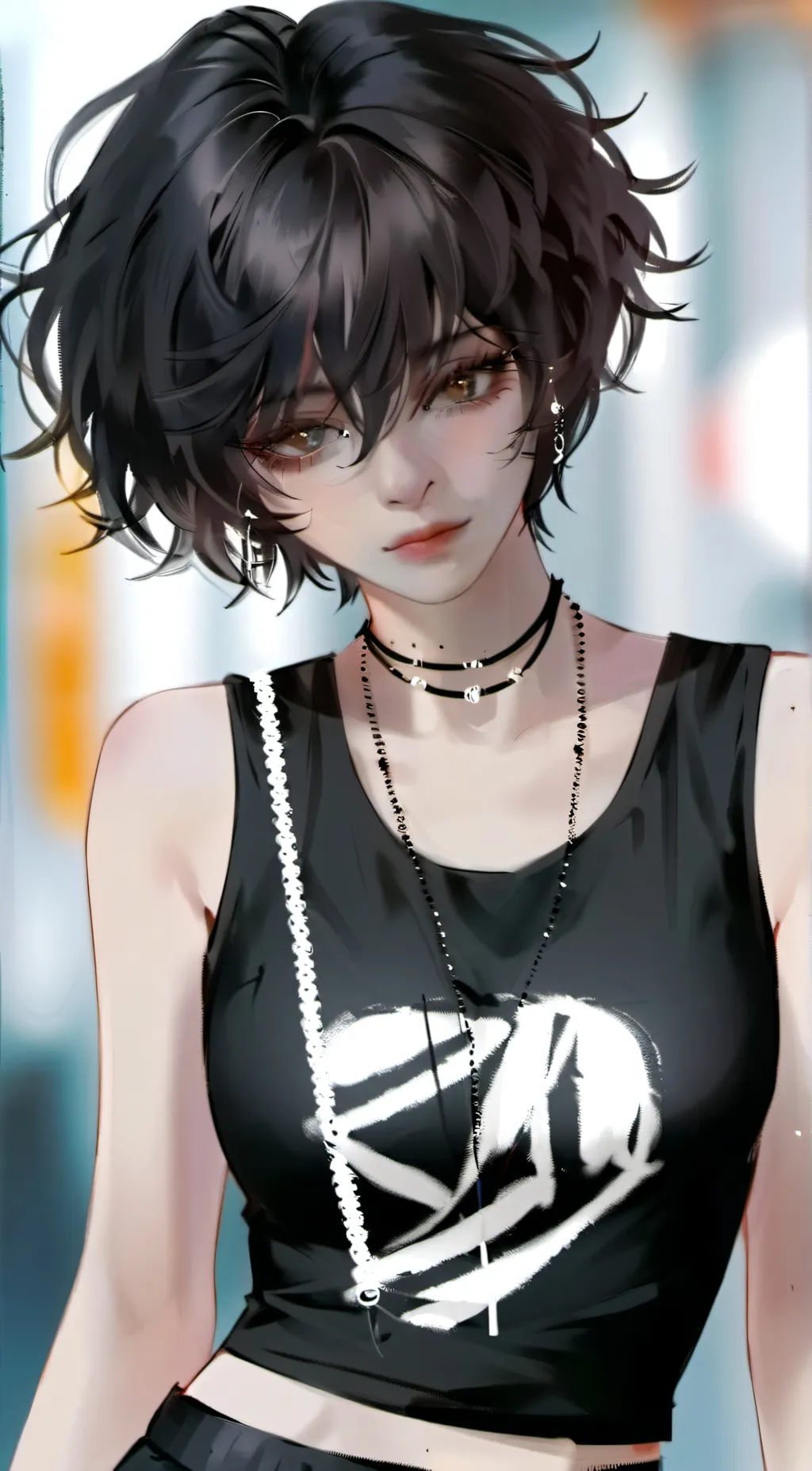 ai character: Coraline background