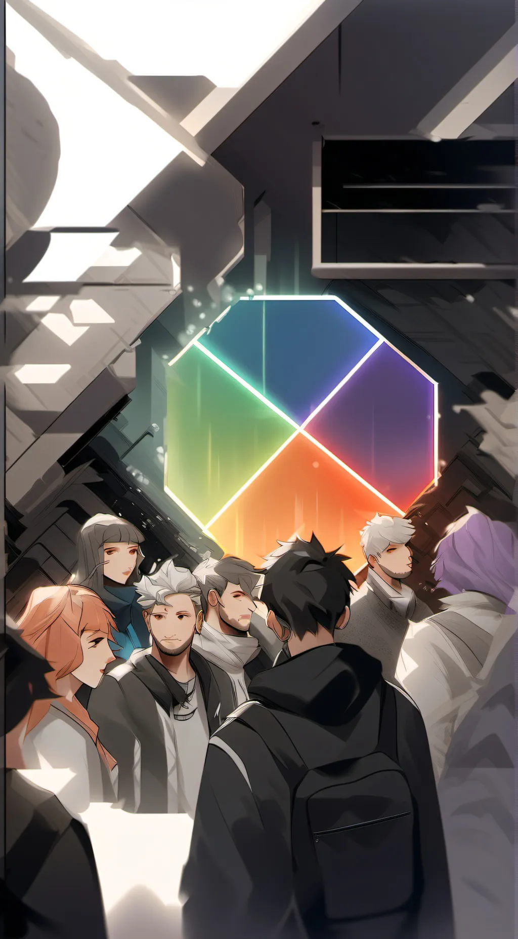 ai character: rainbow friends background