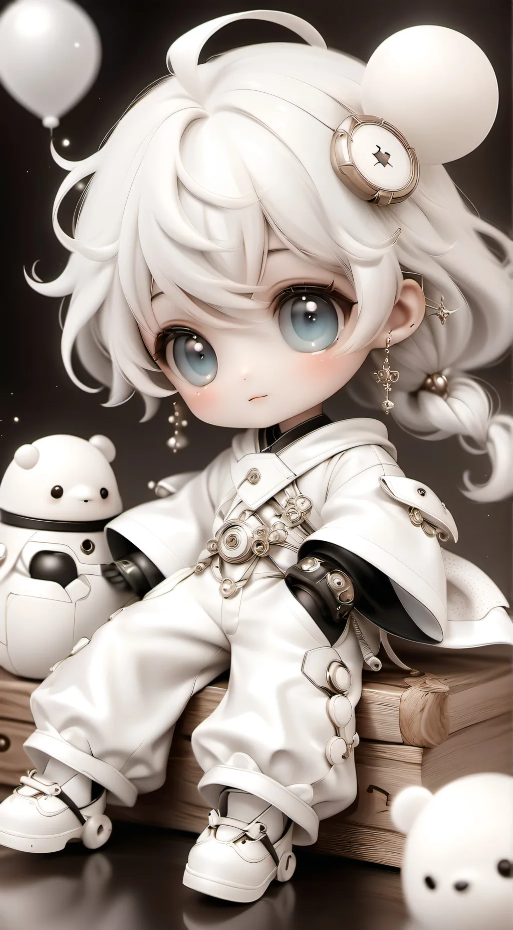 ai character: Spark background