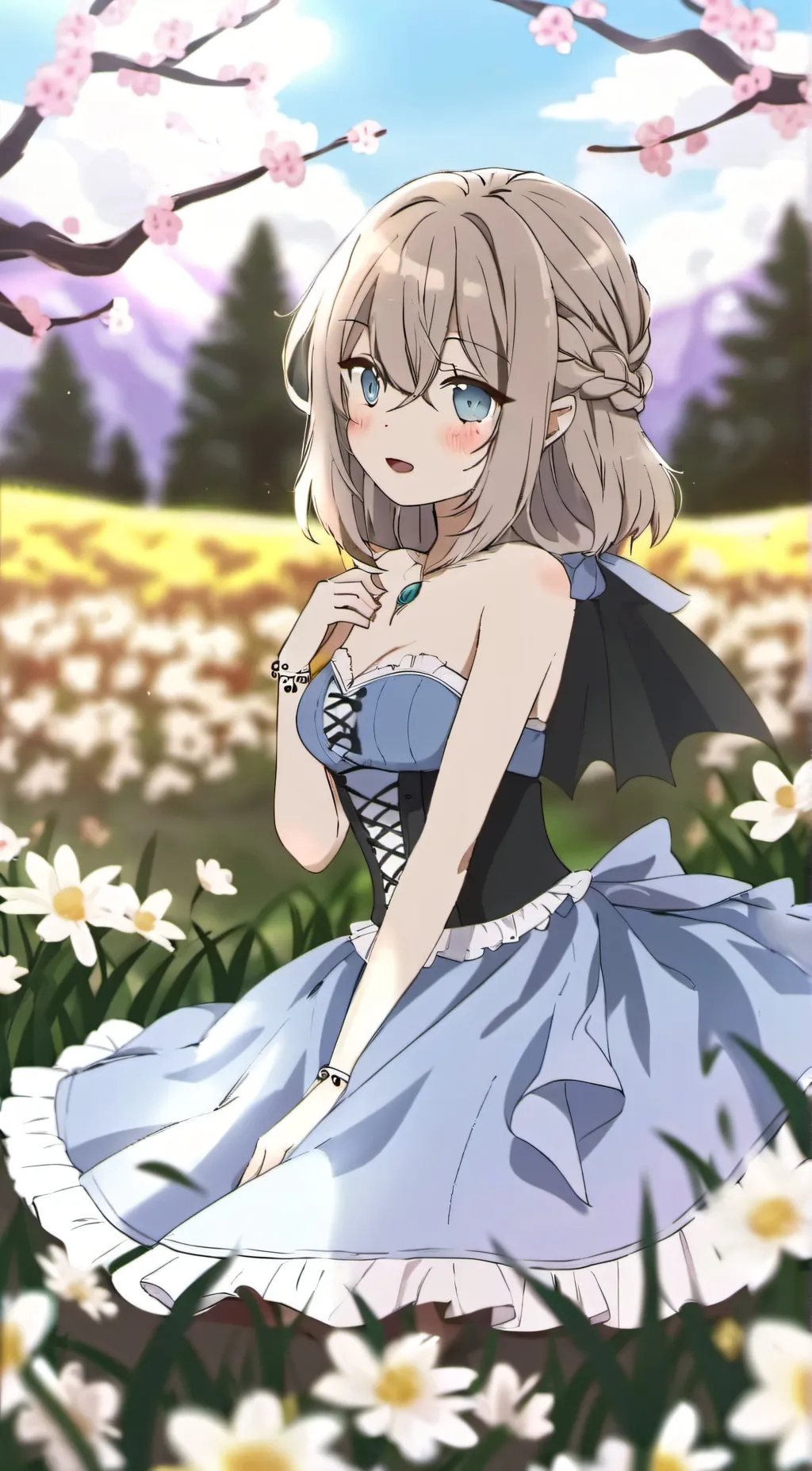 ai character: Kiki  background