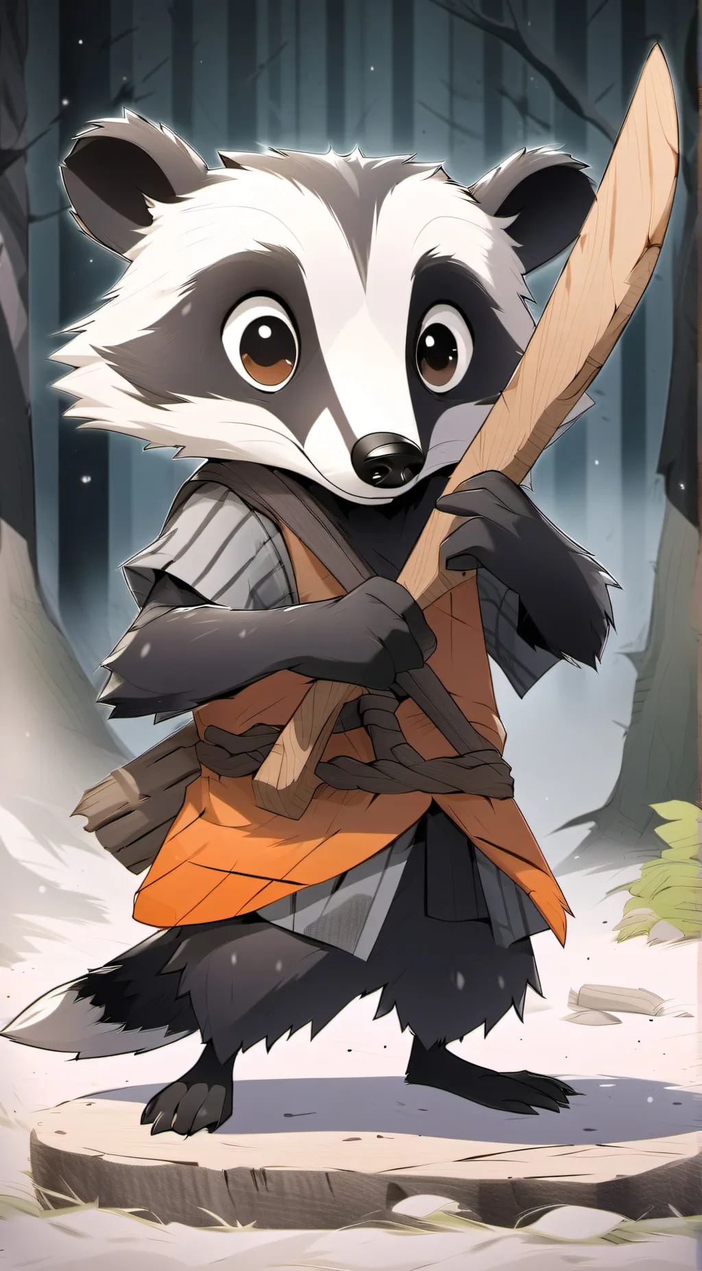 ai character: Sticks background