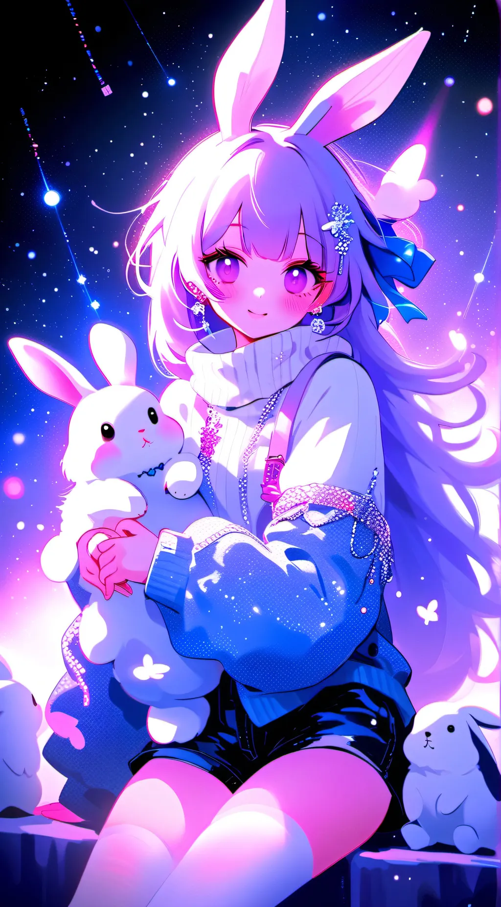 ai character: autumn background