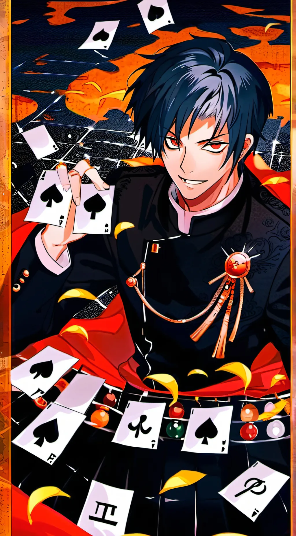 ai character: ☆🎀ʝʝƙ🎀★ background