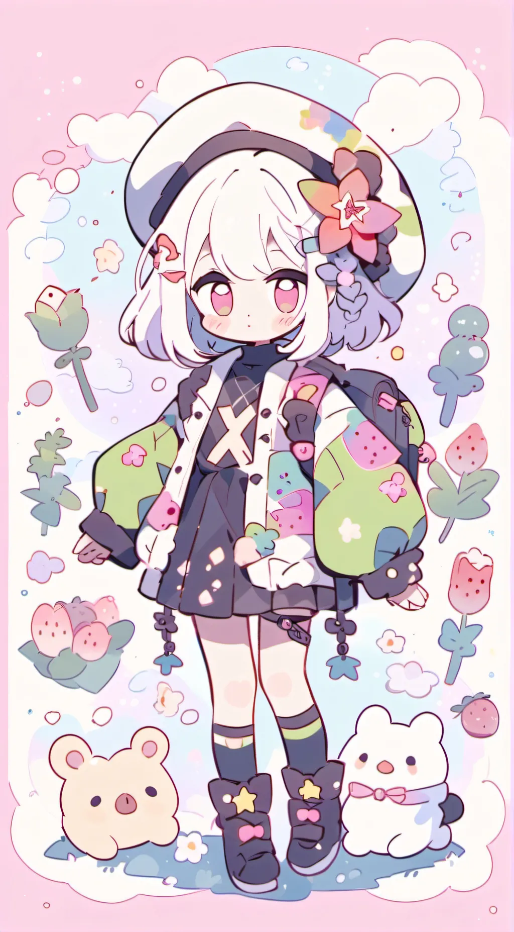 ai character: Nicole background