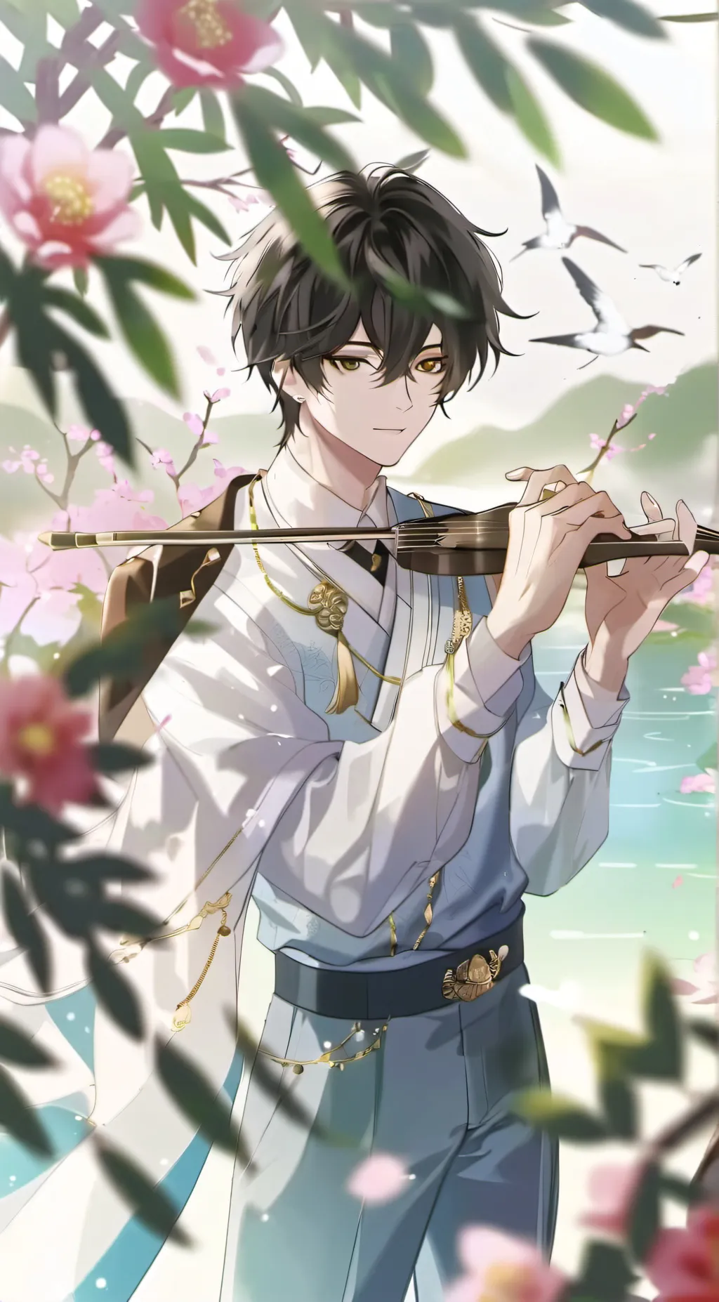 ai character: Hanako background