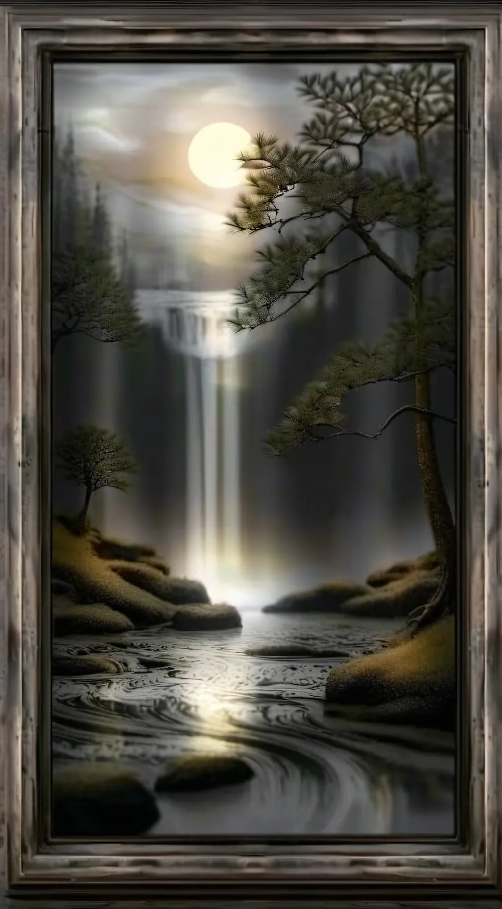 ai character: The cave of 2 love background