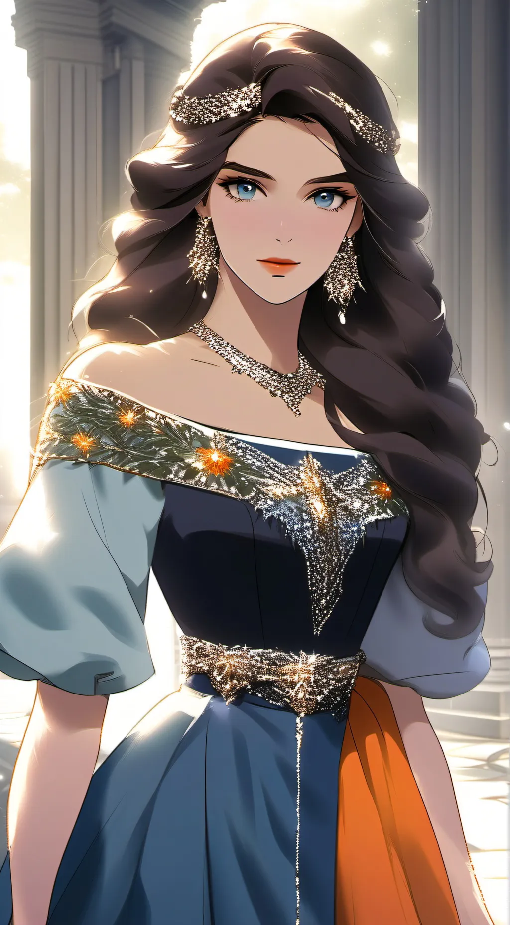 ai character: Tatiana Romanov  background