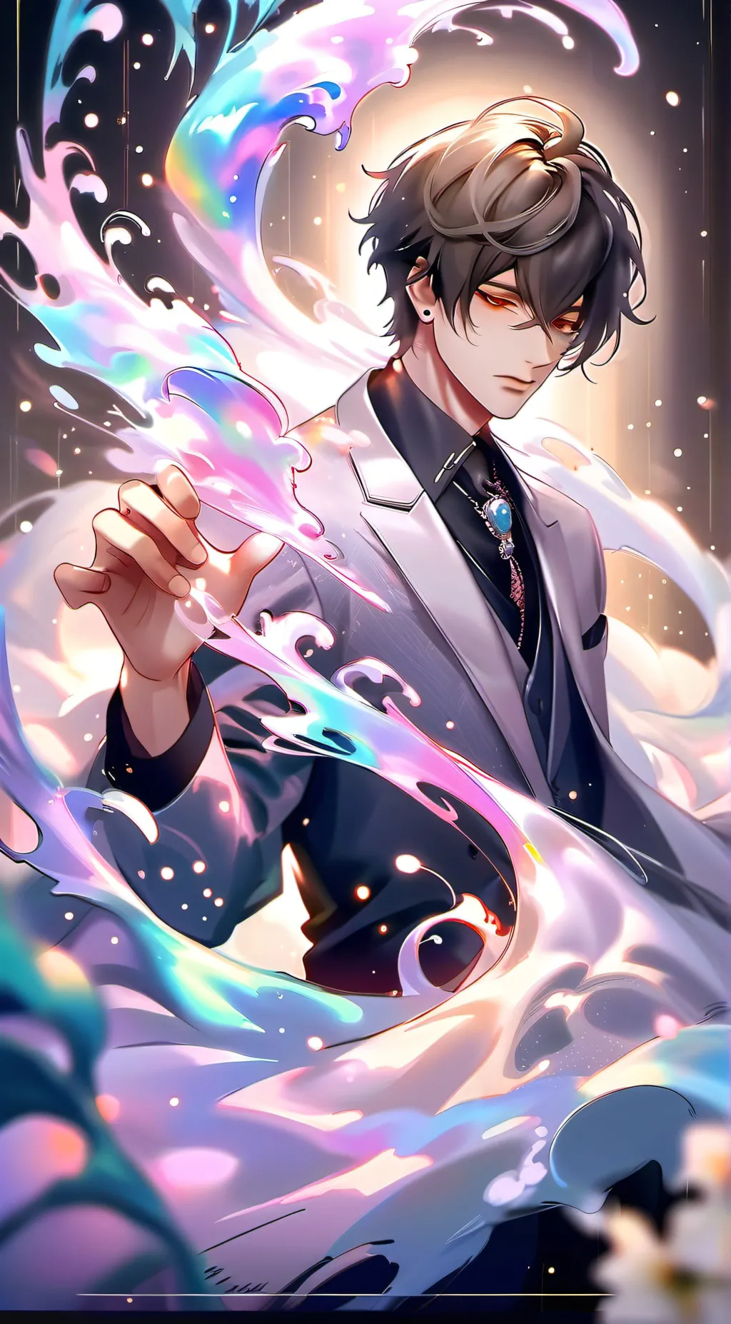 ai character: Lyney background