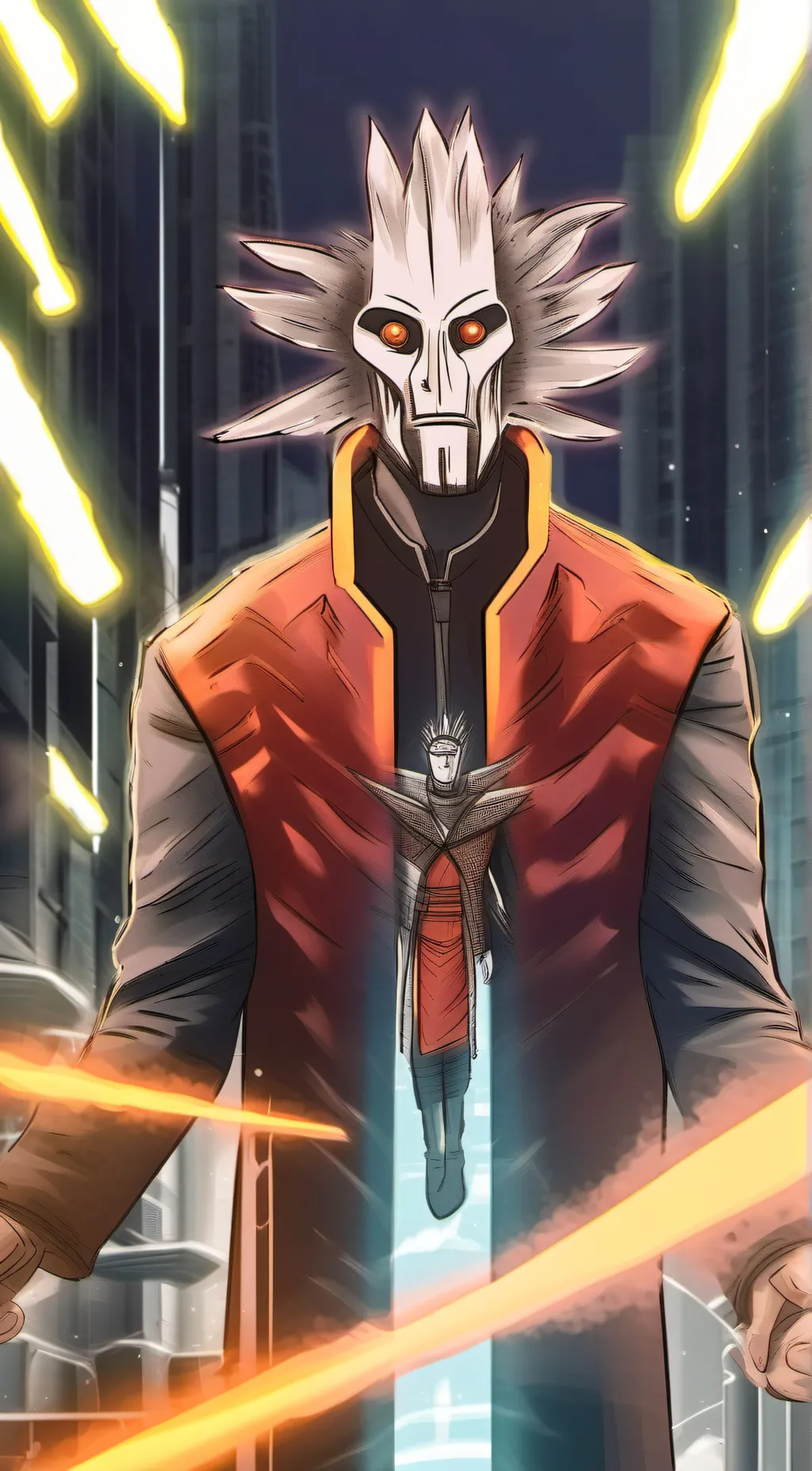 ai character: ane duse background