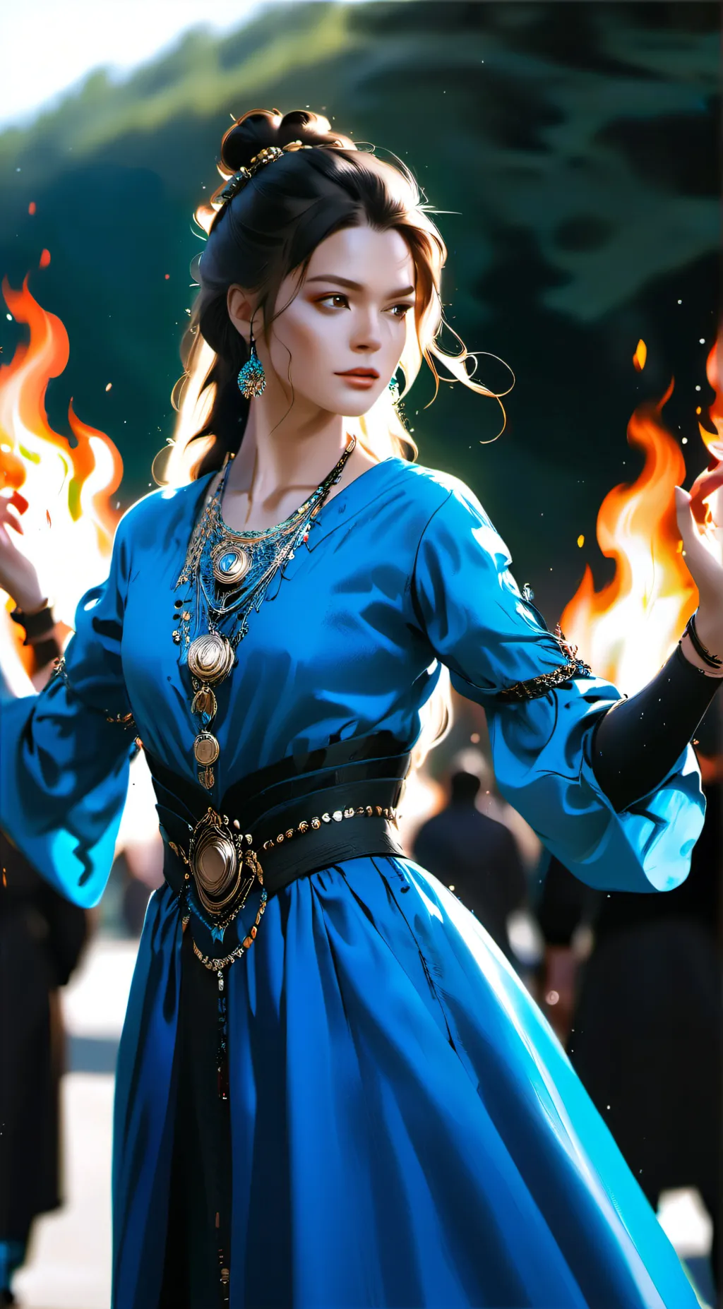 ai character: Belle background