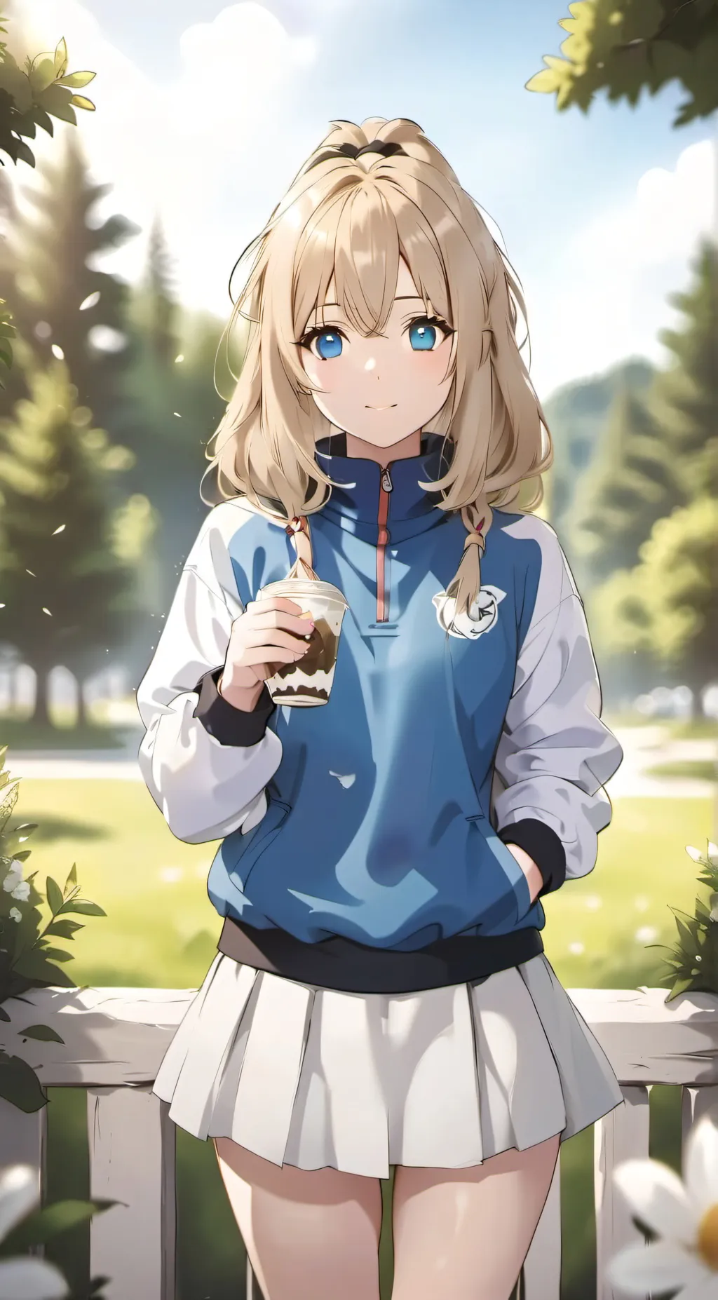 ai character: Clara Silver background